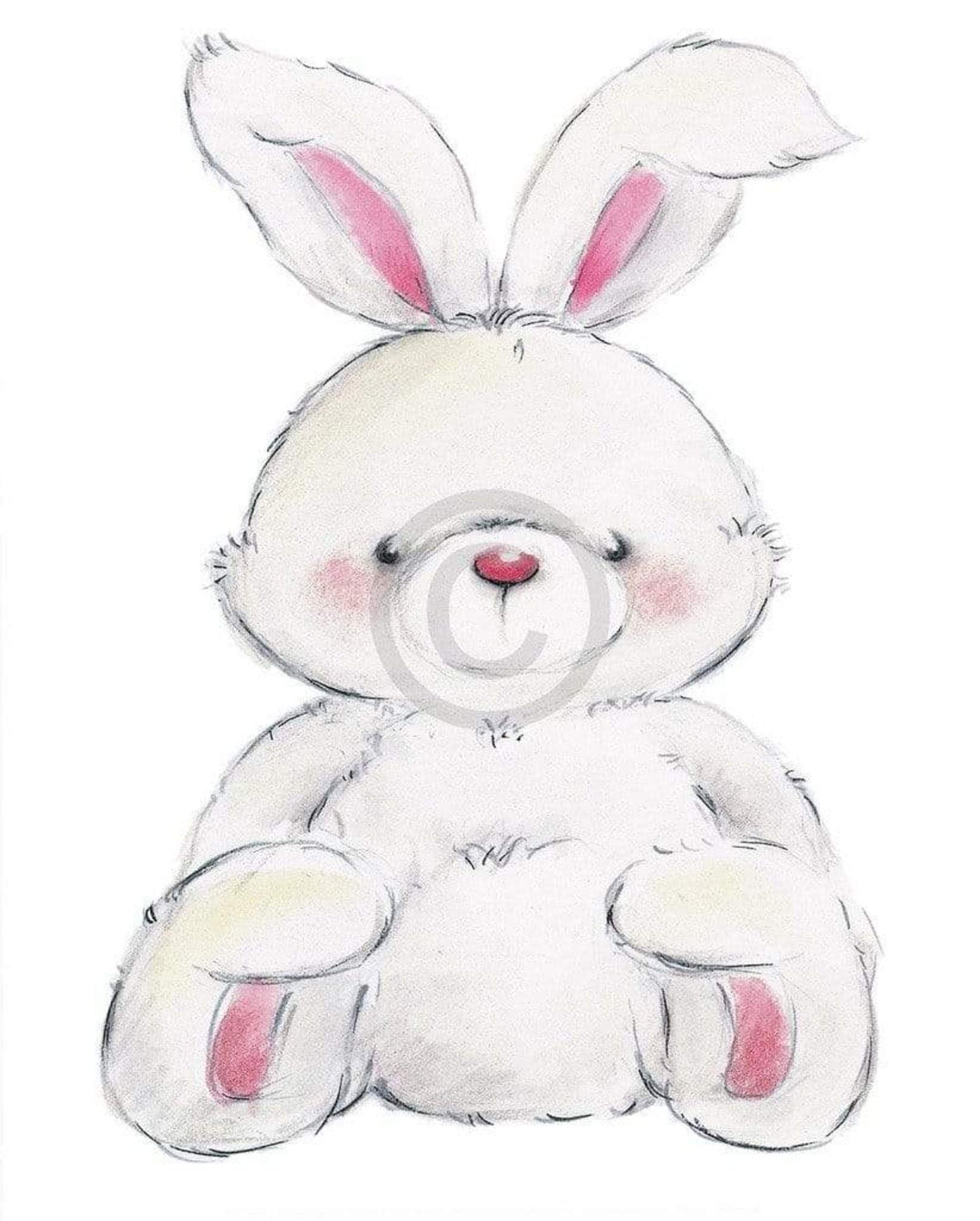Affiche Art Makiko - Rabbit 24x30cm