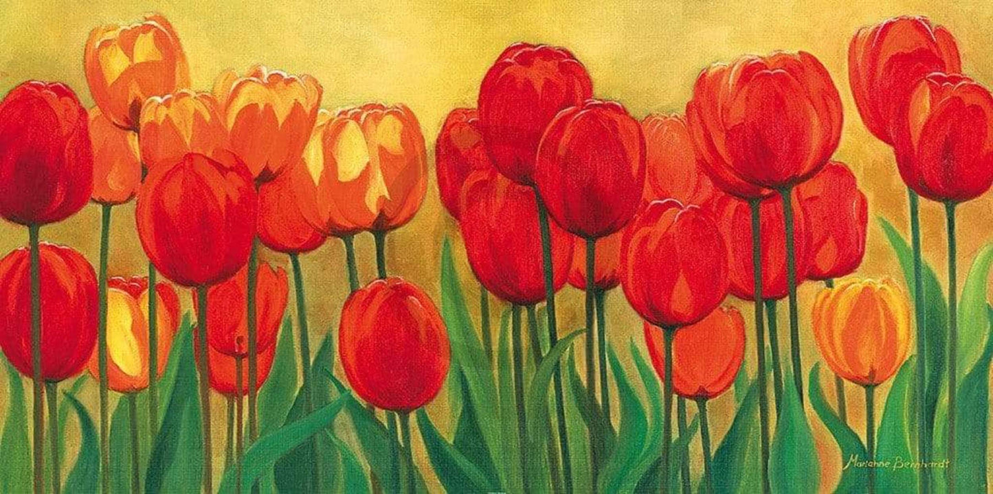 Affiche Art Marianne Bernhardt - Frühlingsgarten 100x50cm