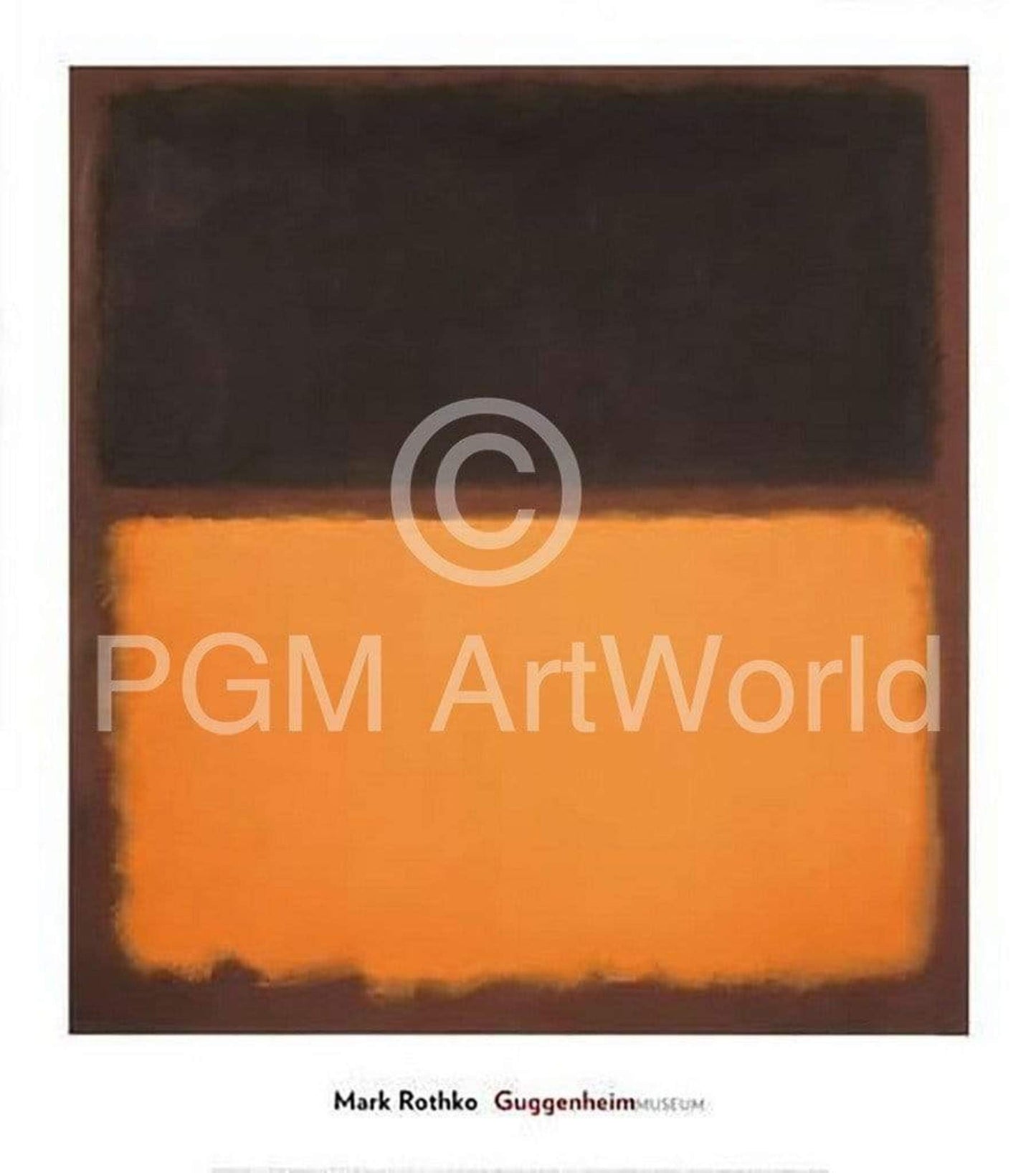 Affiche Art Mark Rothko - Untitled 18, 1963 76x86cm