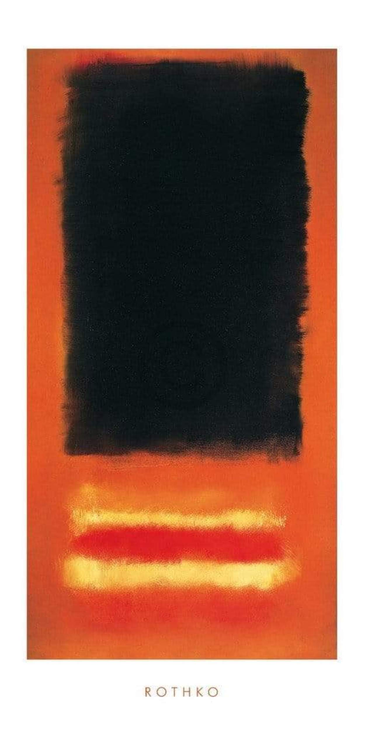 Affiche Art Mark Rothko - Untitled 50x100cm
