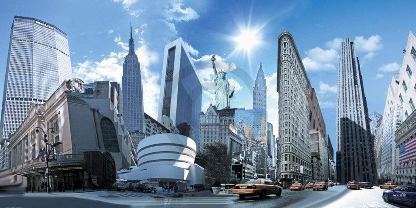 Affiche Art Nyss - N.Y.Highlights 100x50cm