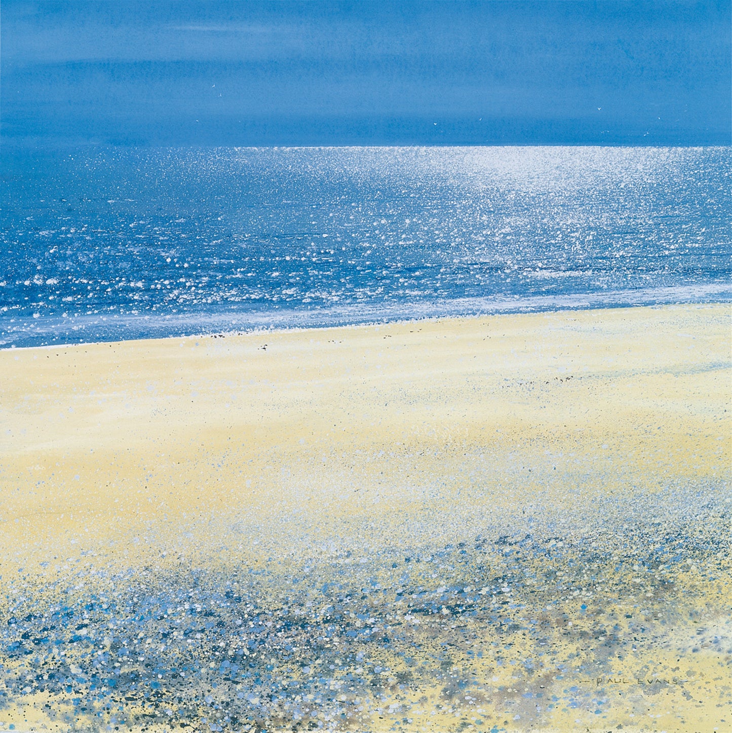Affiche Art Paul Evans - Silver Tide 61x61cm
