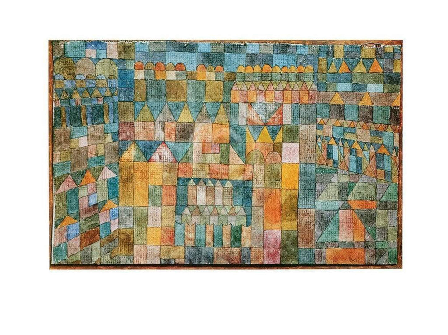 Affiche Art Paul Klee - Quartiere 72x47cm