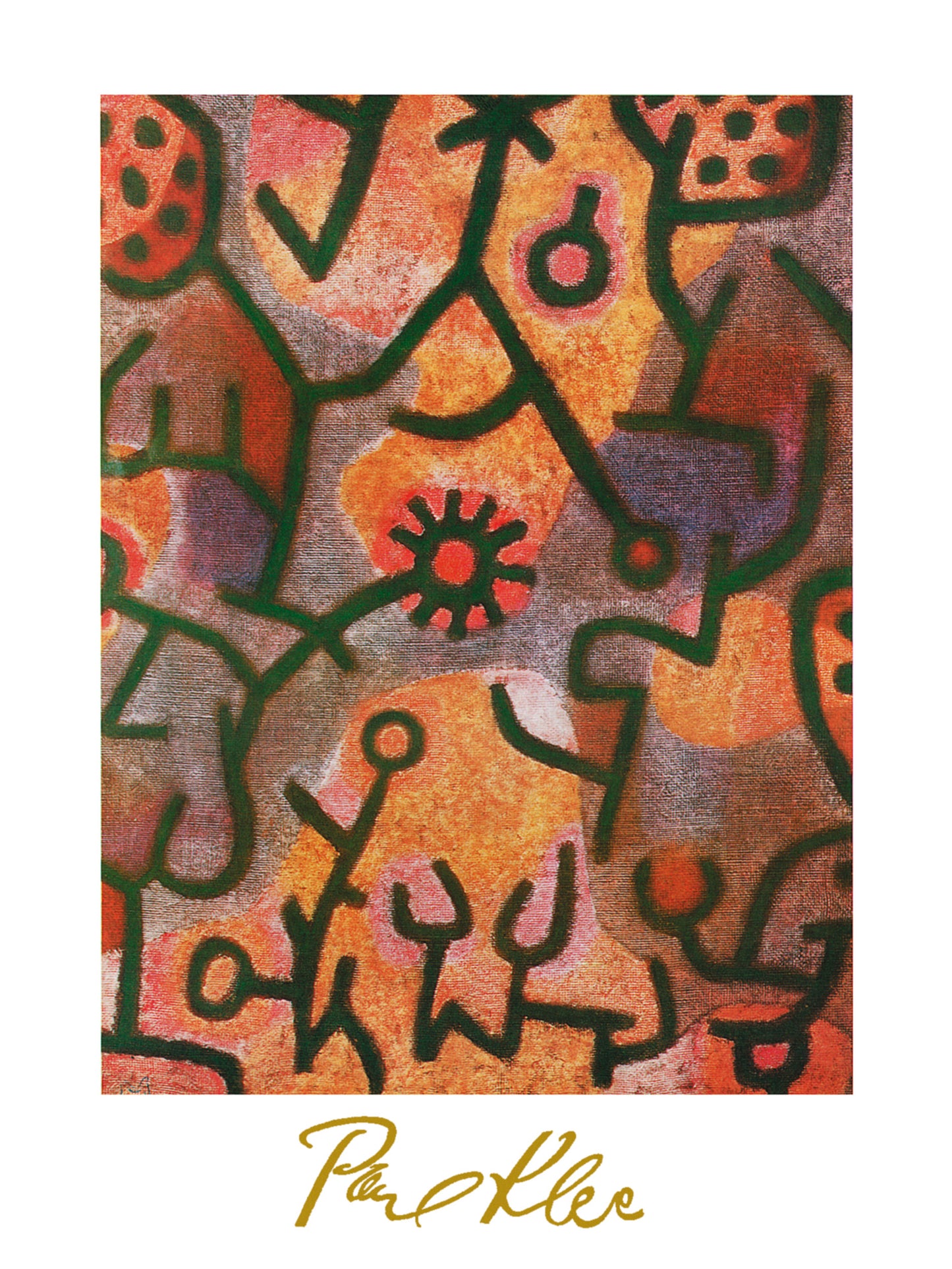 Affiche Art Paul Klee - Flora di Roccia 60x80cm