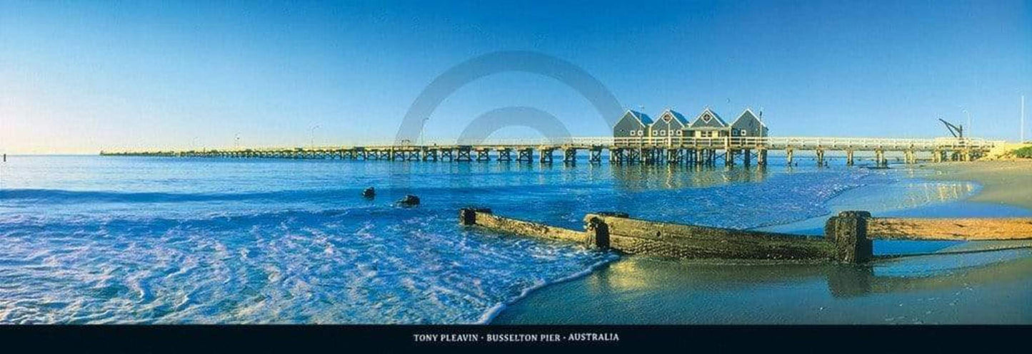 Affiche Art Tony Pleavin - Busselton Pier, Australia 95x33cm