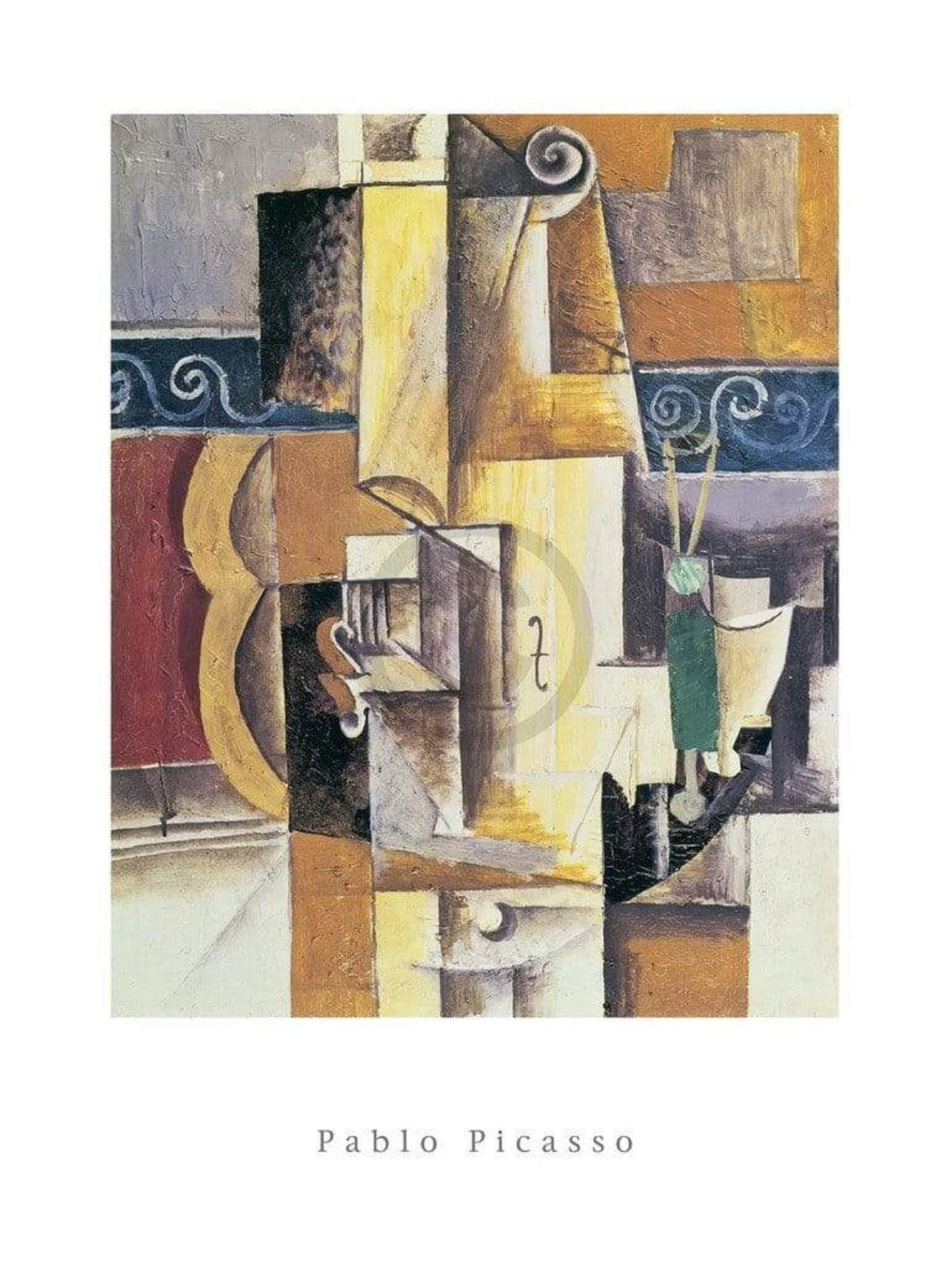 Affiche Art Pablo Picasso - Violin and Guitar 60x80cm