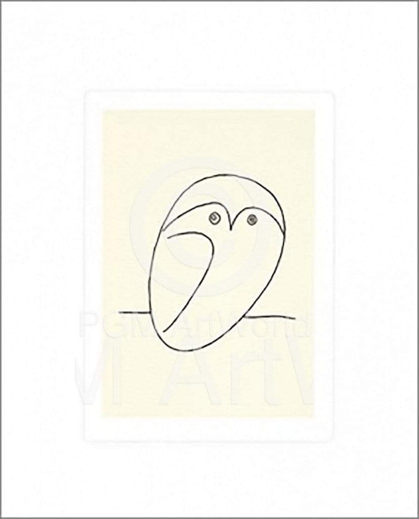 Affiche Art Pablo Picasso - Le Hibou 50x60cm