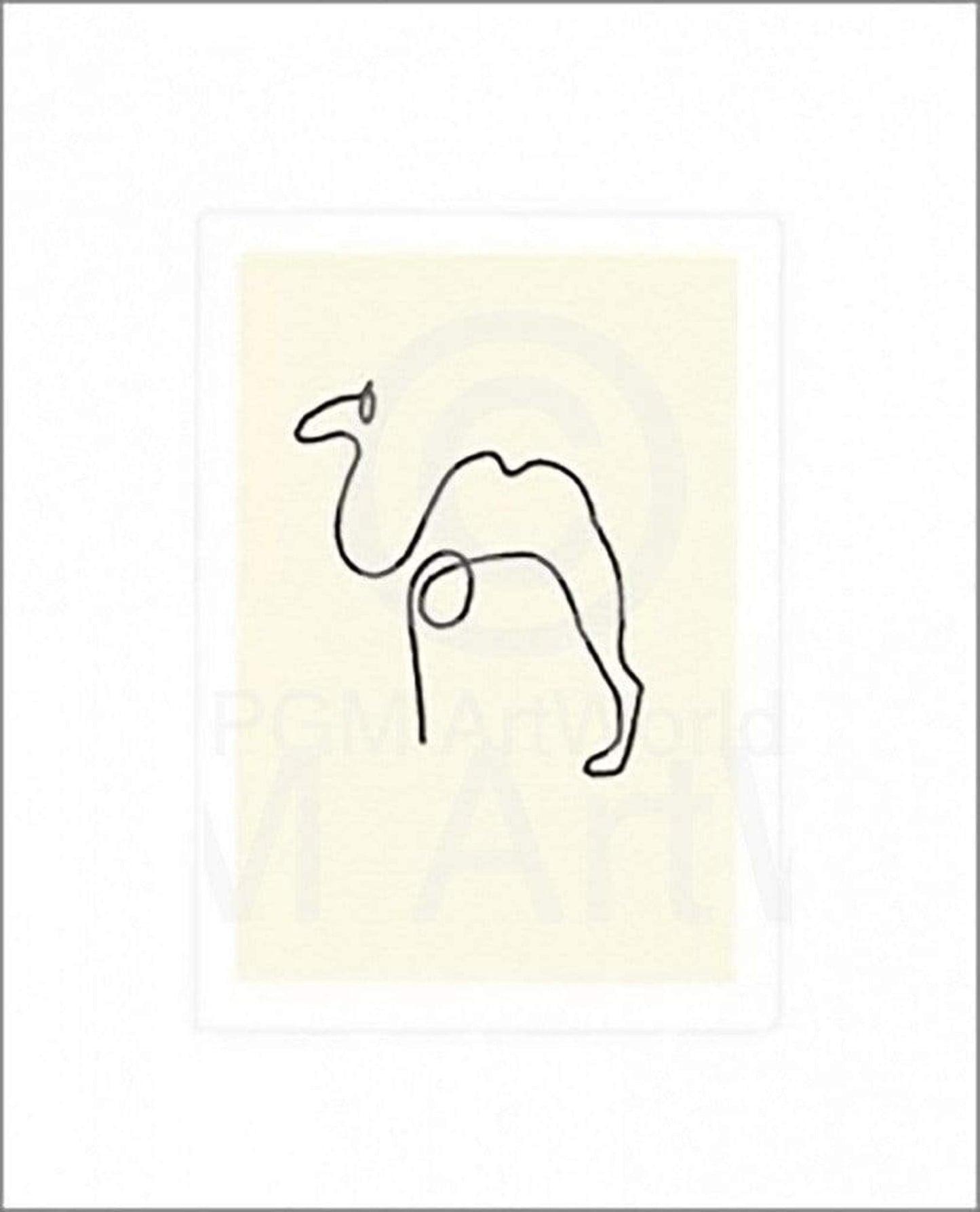 Affiche Art Pablo Picasso - Le Chameau 50x60cm