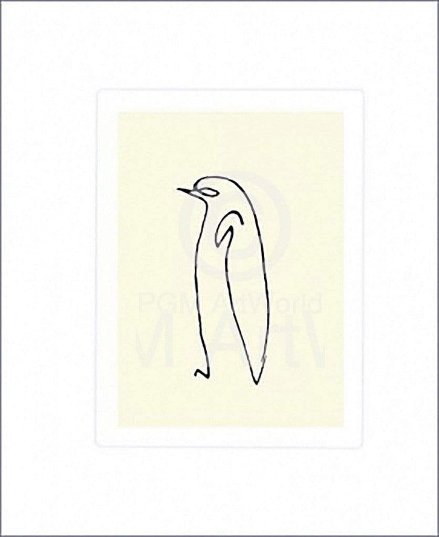 Affiche Art Pablo Picasso - Le pingouin 50x60cm