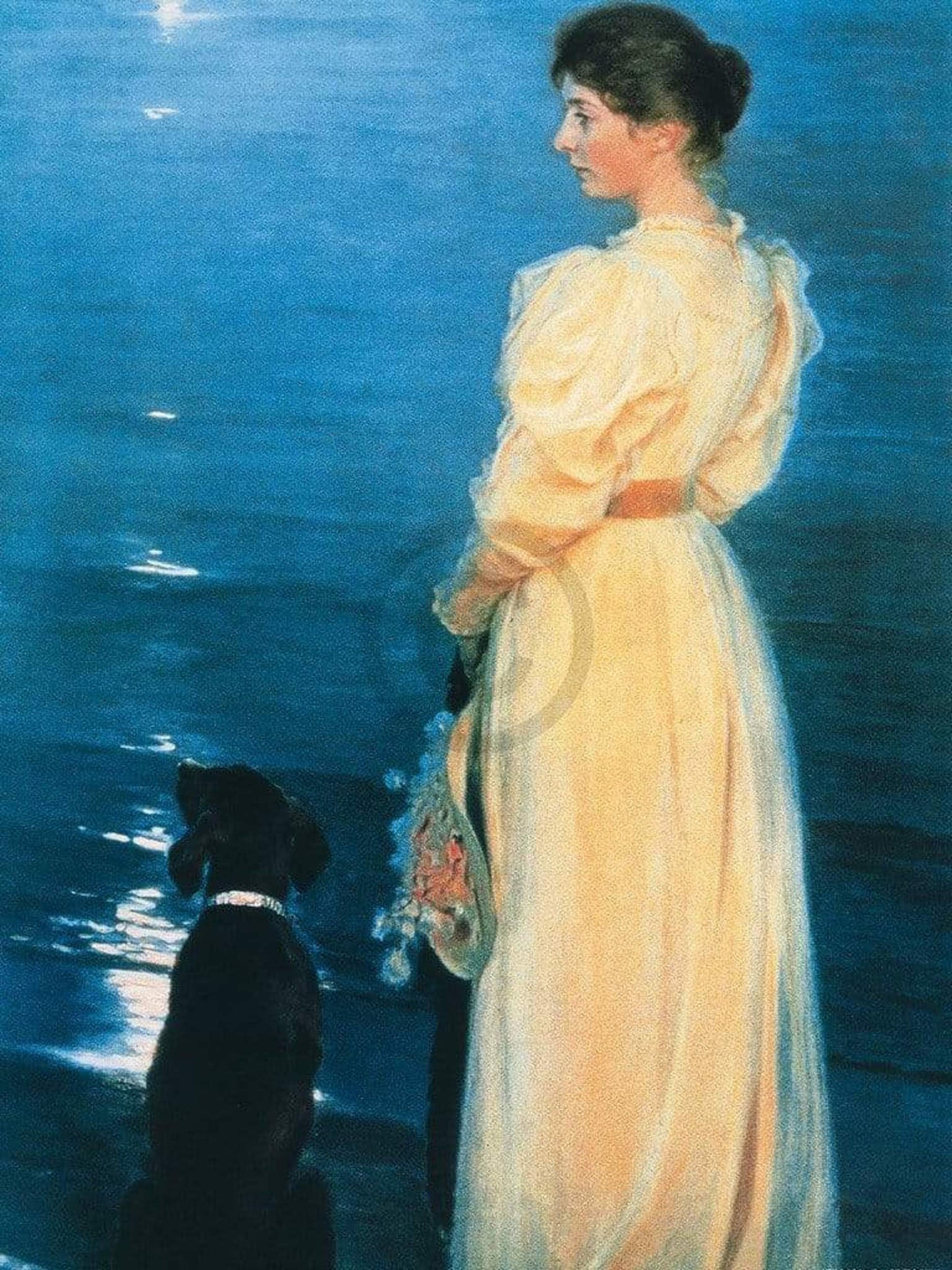 Affiche Art Peter Severin Krøyer - Summer evening at Skagen 60x80cm