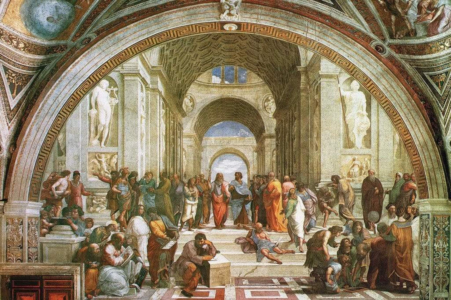 Affiche Art Raffael - La scuola di Atene 90x60cm