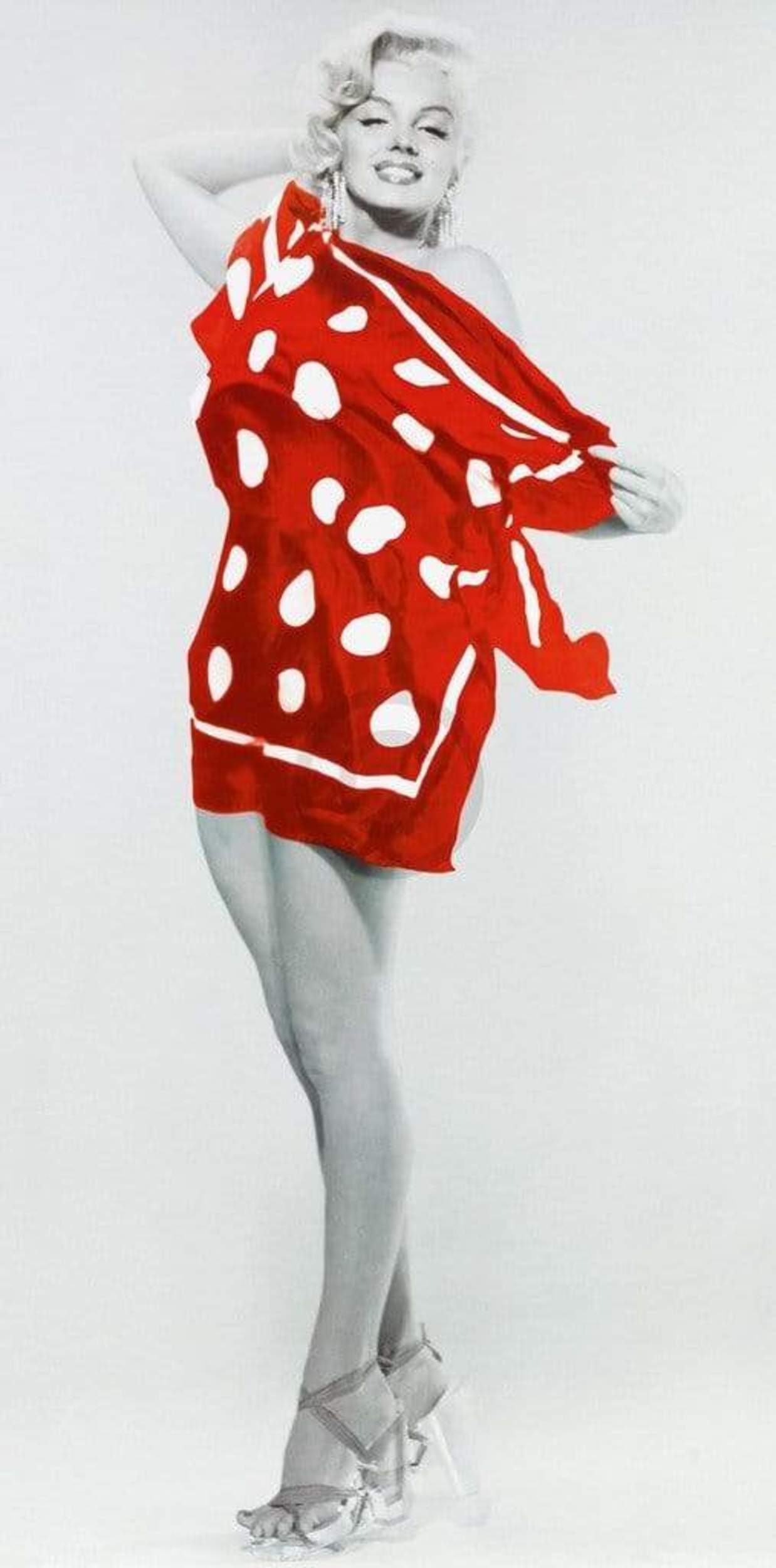 Affiche Art Bert Reisfeld - Marilyn at the Beach, 1953 50x100cm