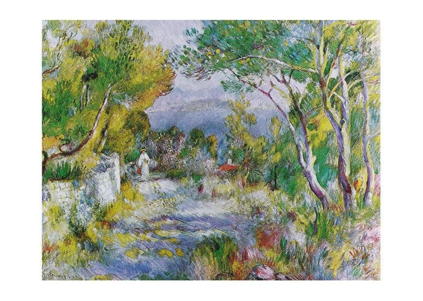 Affiche Art Auguste Renoir - L'Estaque, 1882 70x50cm