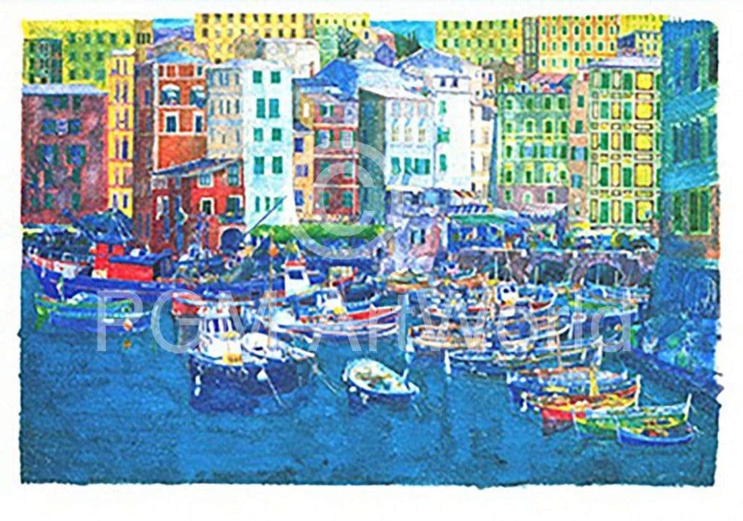Affiche Art Ralf Westphal - Camogli / Levante 100x70cm