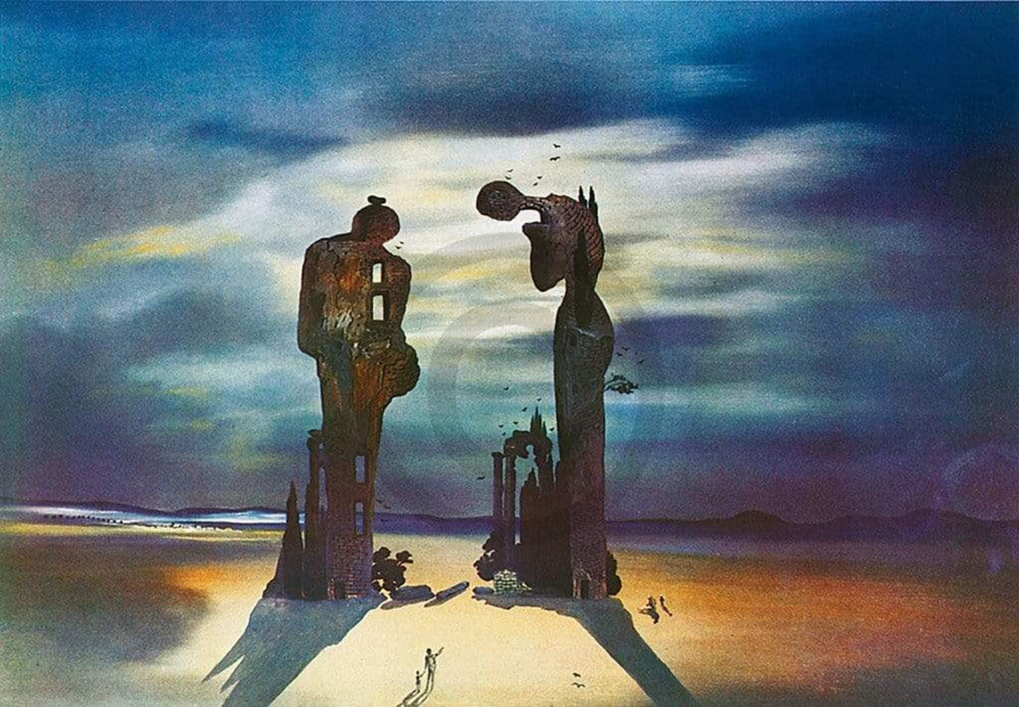 Affiche Art Salvador Dali - Reminiscence archeologique 70x50cm