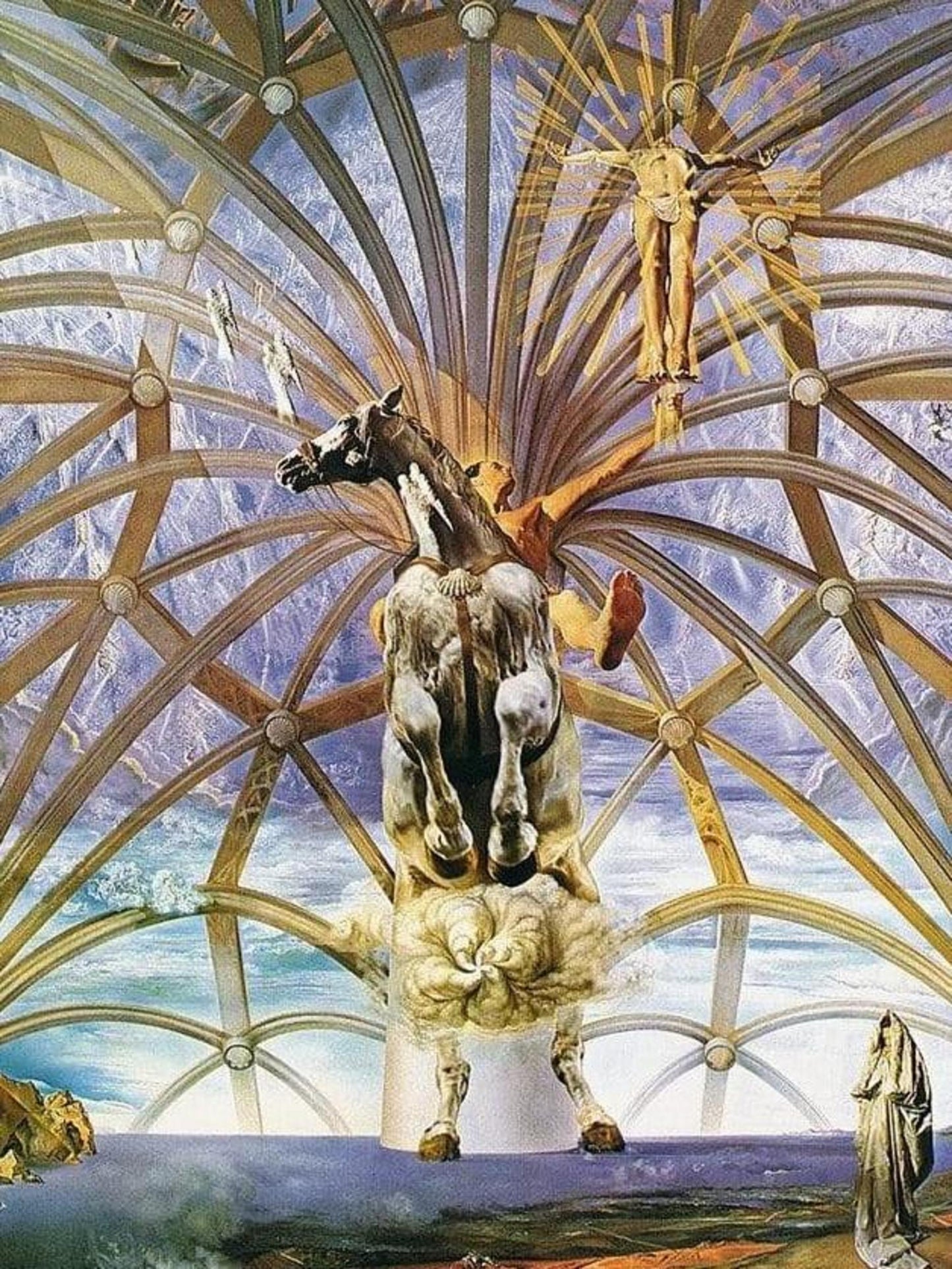 Affiche Art Salvador Dali - Santiago el grande 60x80cm