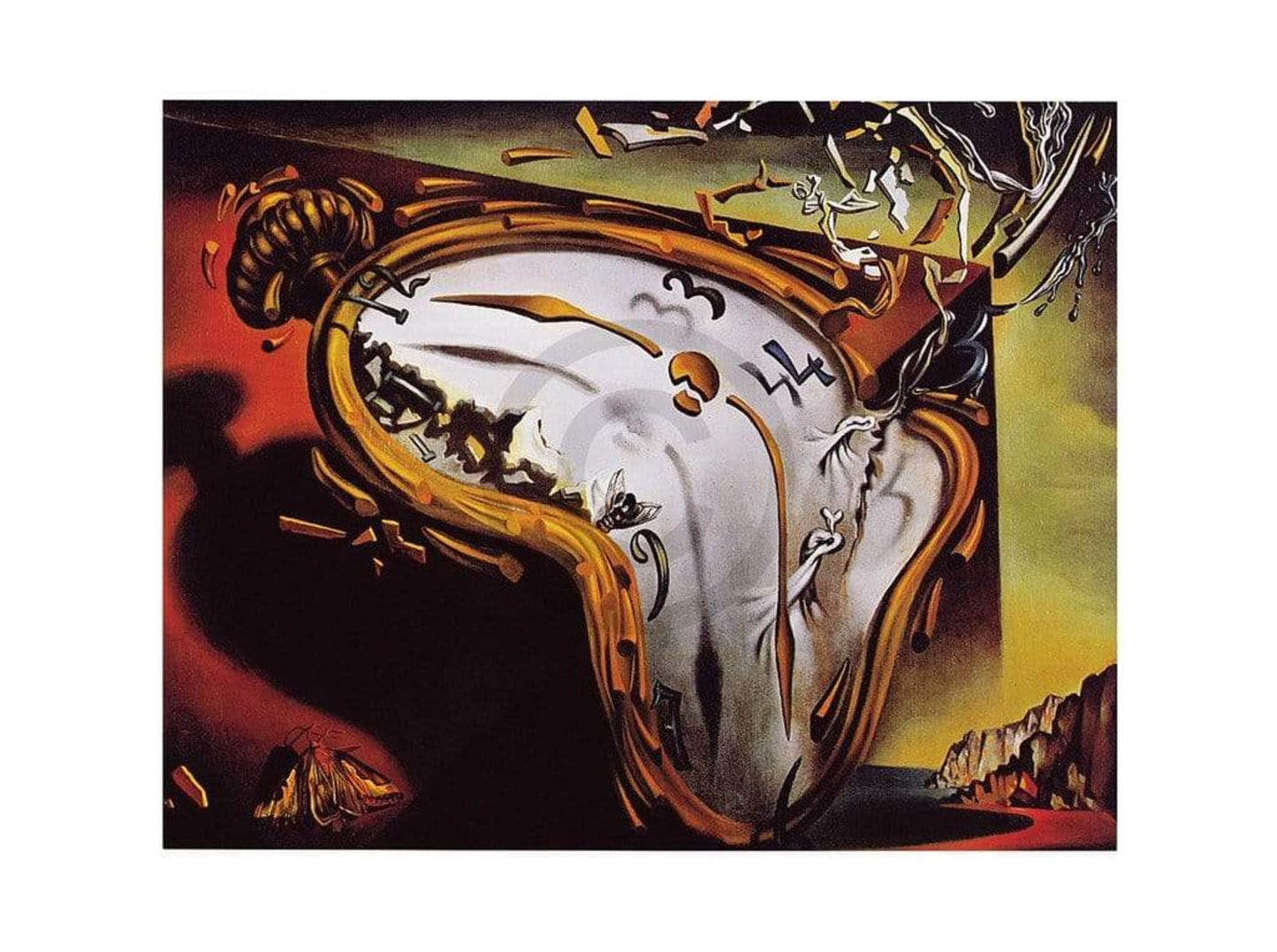 Affiche Art Salvador Dali - Les montres molles 80x60cm