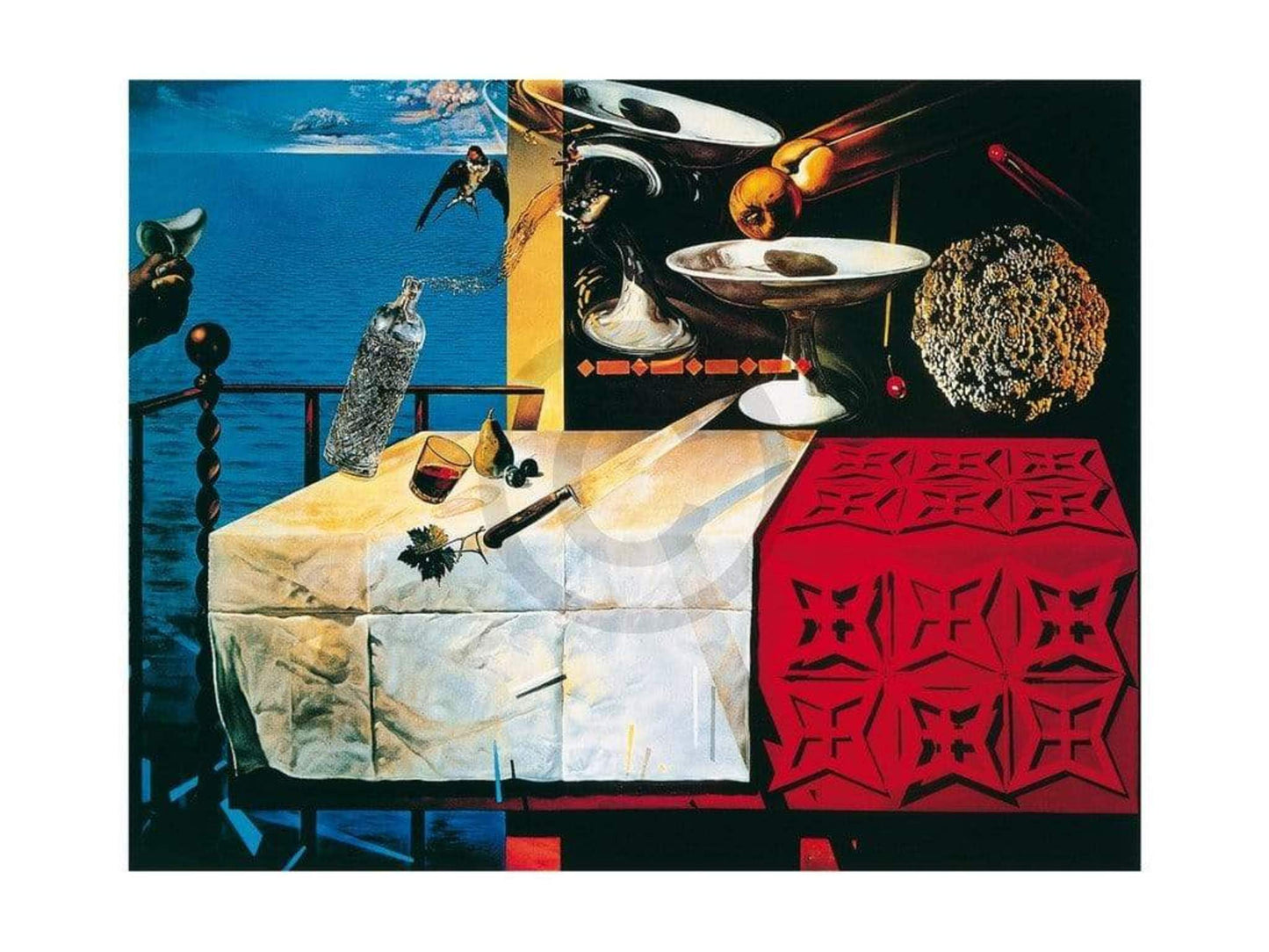 Affiche Art Salvador Dali - Natura morte vivente 80x60cm