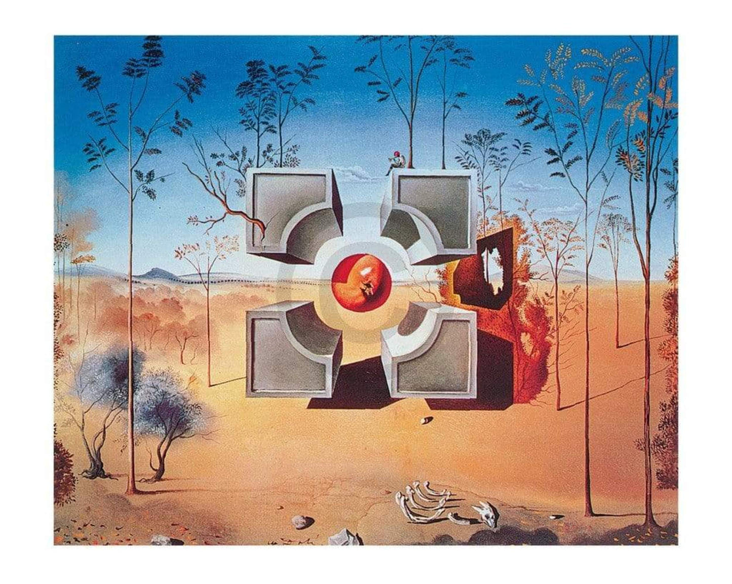Affiche Art Salvador Dali - Sans titre 50x40cm