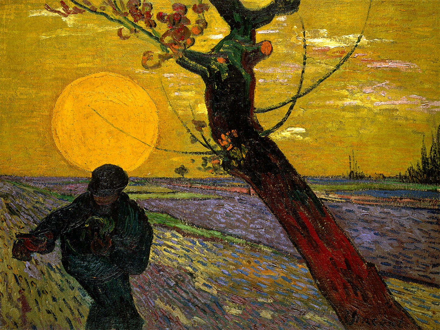 Affiche Art Vincent Van Gogh - Le Sémeur 80x60cm