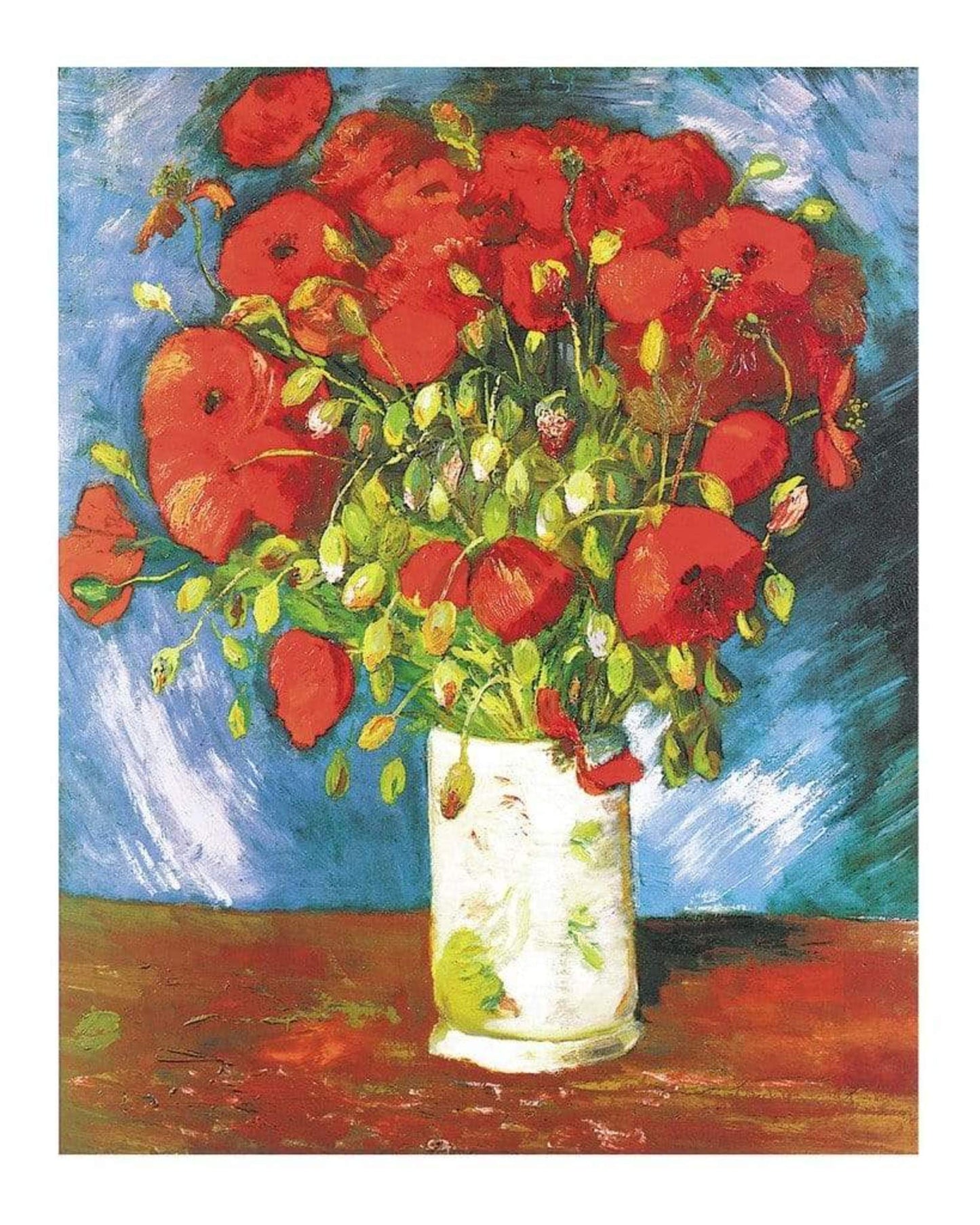 Affiche Art Vincent Van Gogh - Poppies 40x50cm