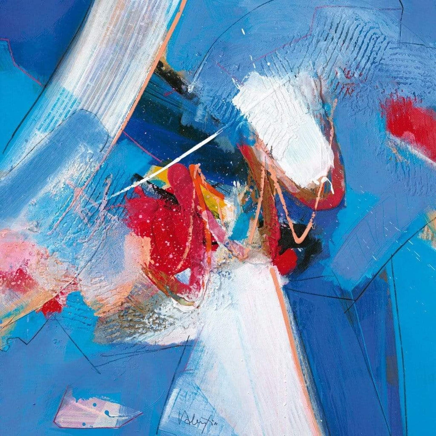 Affiche Art Valentin Vitanov - Kathedrale II 70x70cm