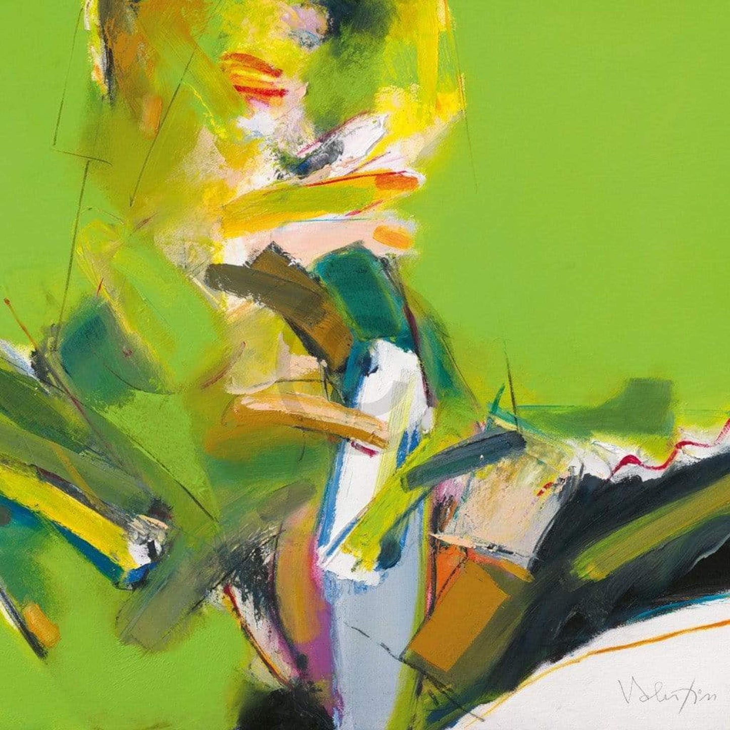 Affiche Art Valentin Vitanov - Venus im Frühling 70x70cm