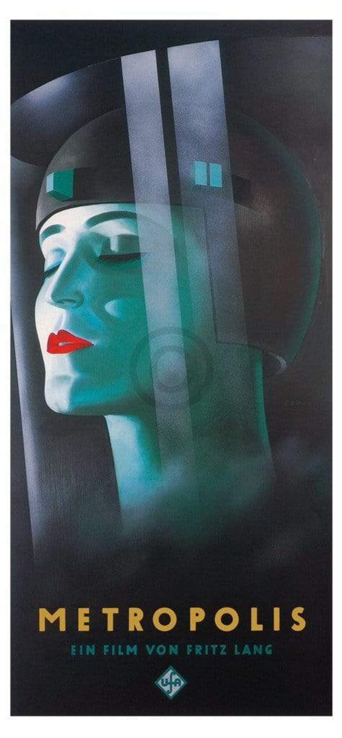 Affiche Art Werner Graul - Metropolis 88x190cm