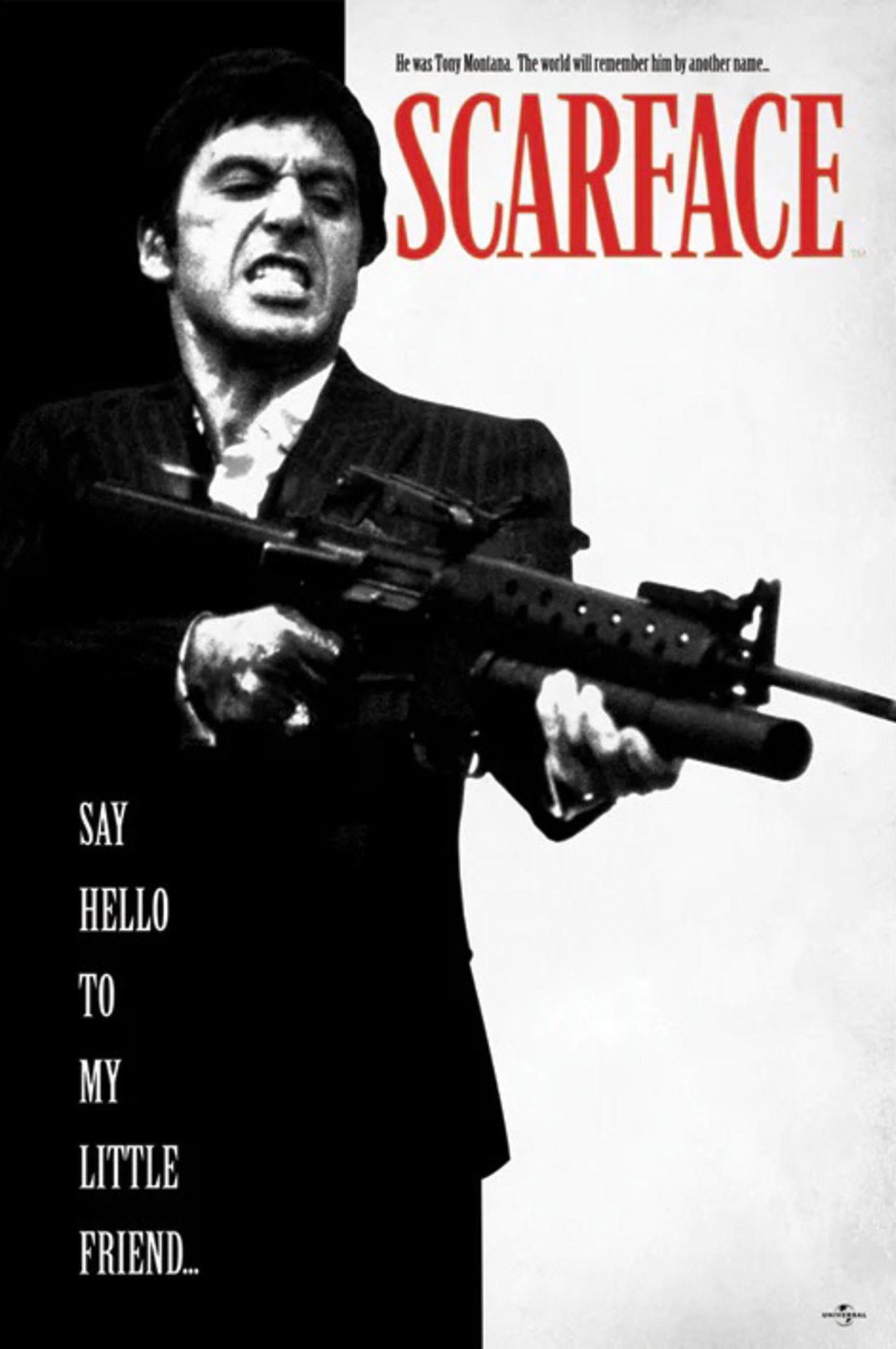Poster Scarface Say Hello to My Little Friend 61x91,5cm