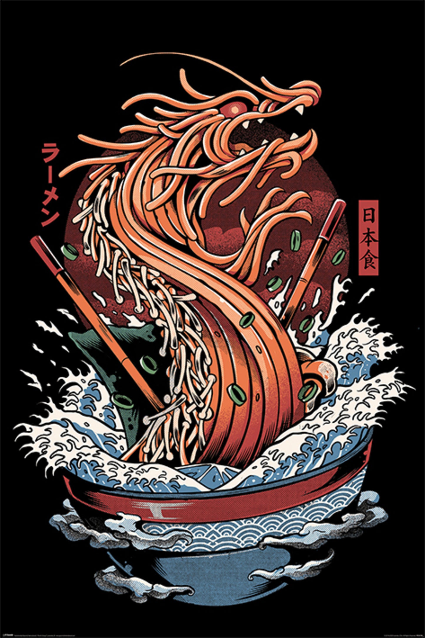Poster Ilustrata - Dragon Ramen 61x91,5cm
