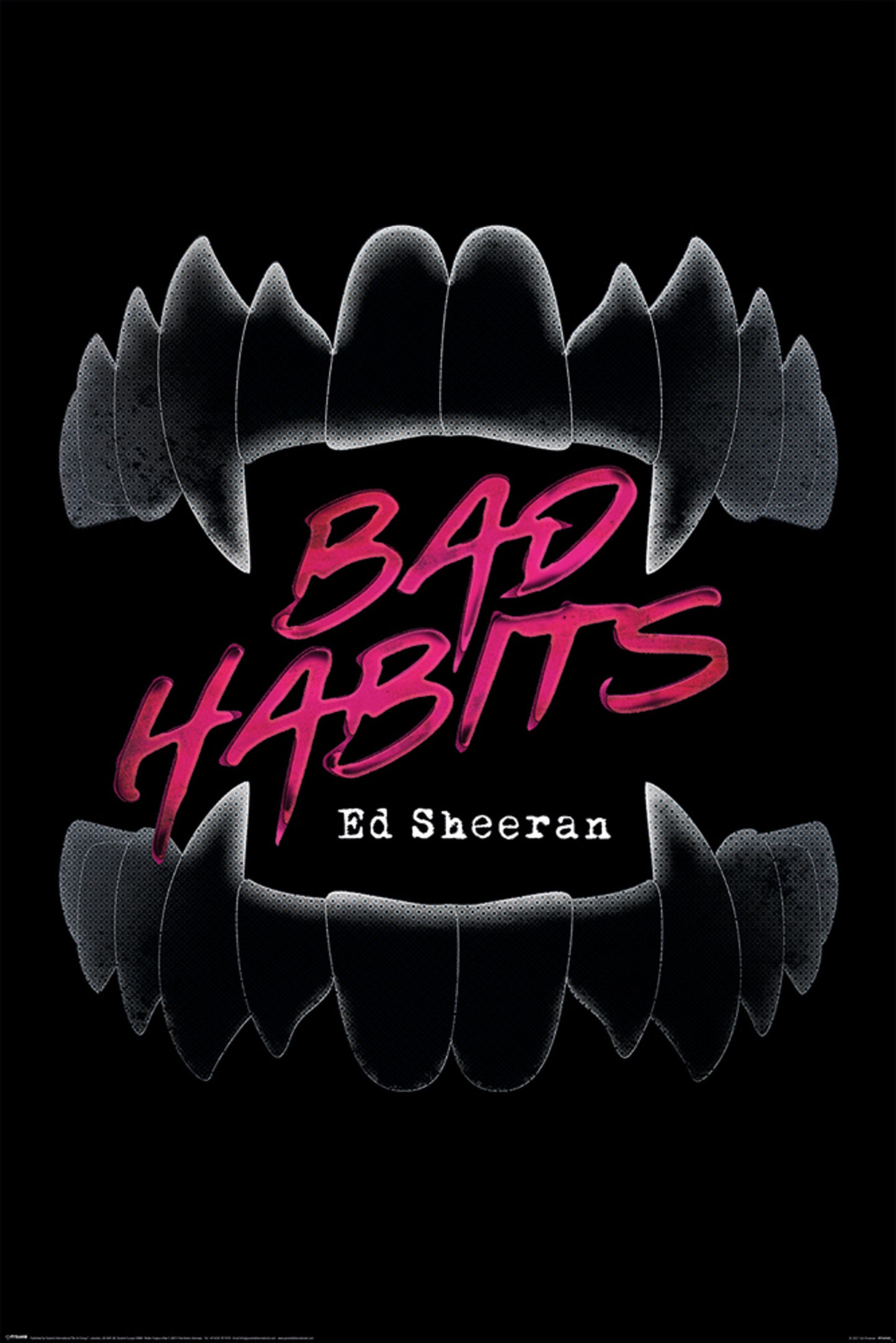 Poster Ed Sheeran Bad Habits 61x91,5cm
