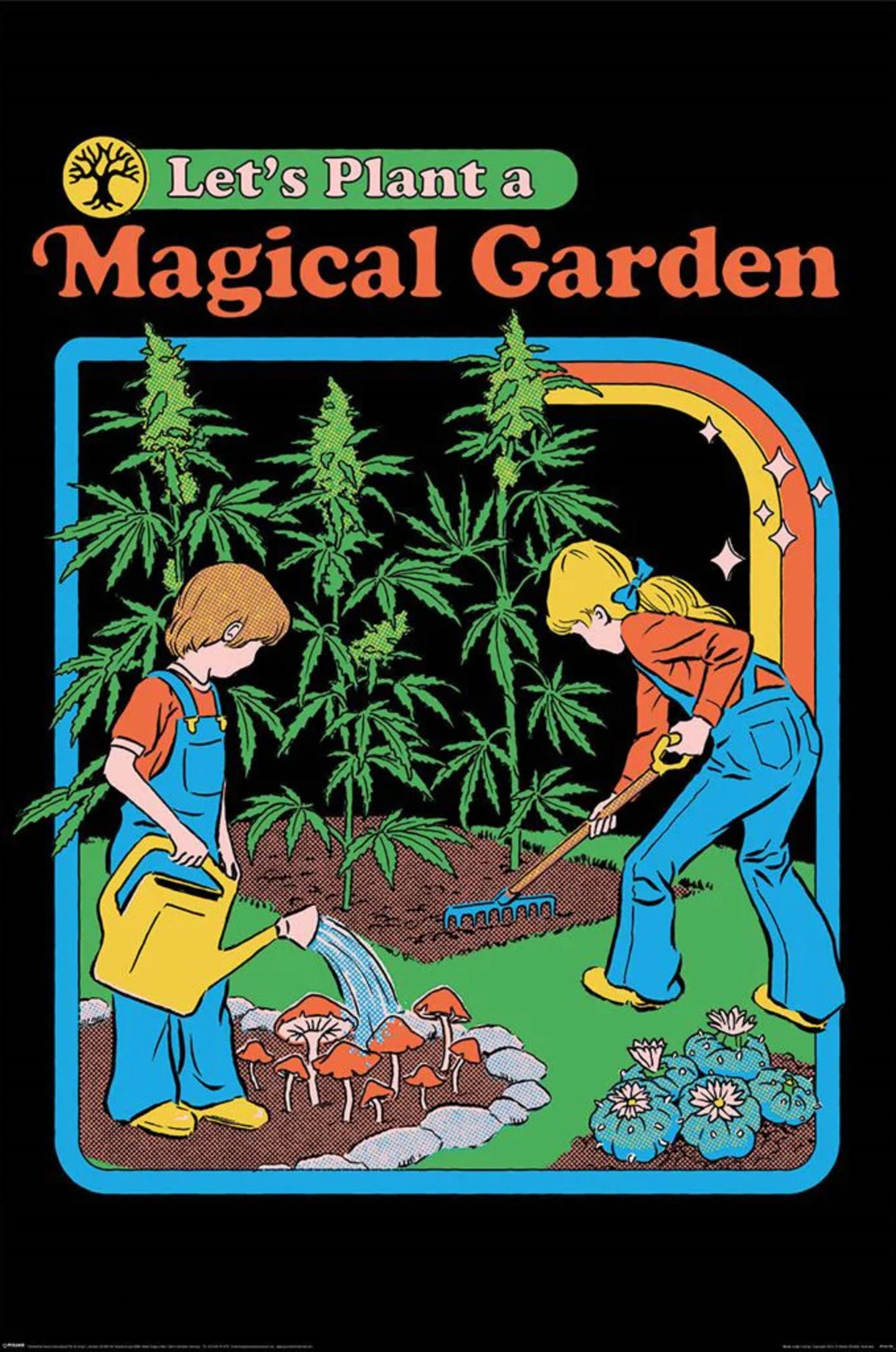 Poster Steven Rhodes Let's Plant A Magical Garden 61x91,5cm
