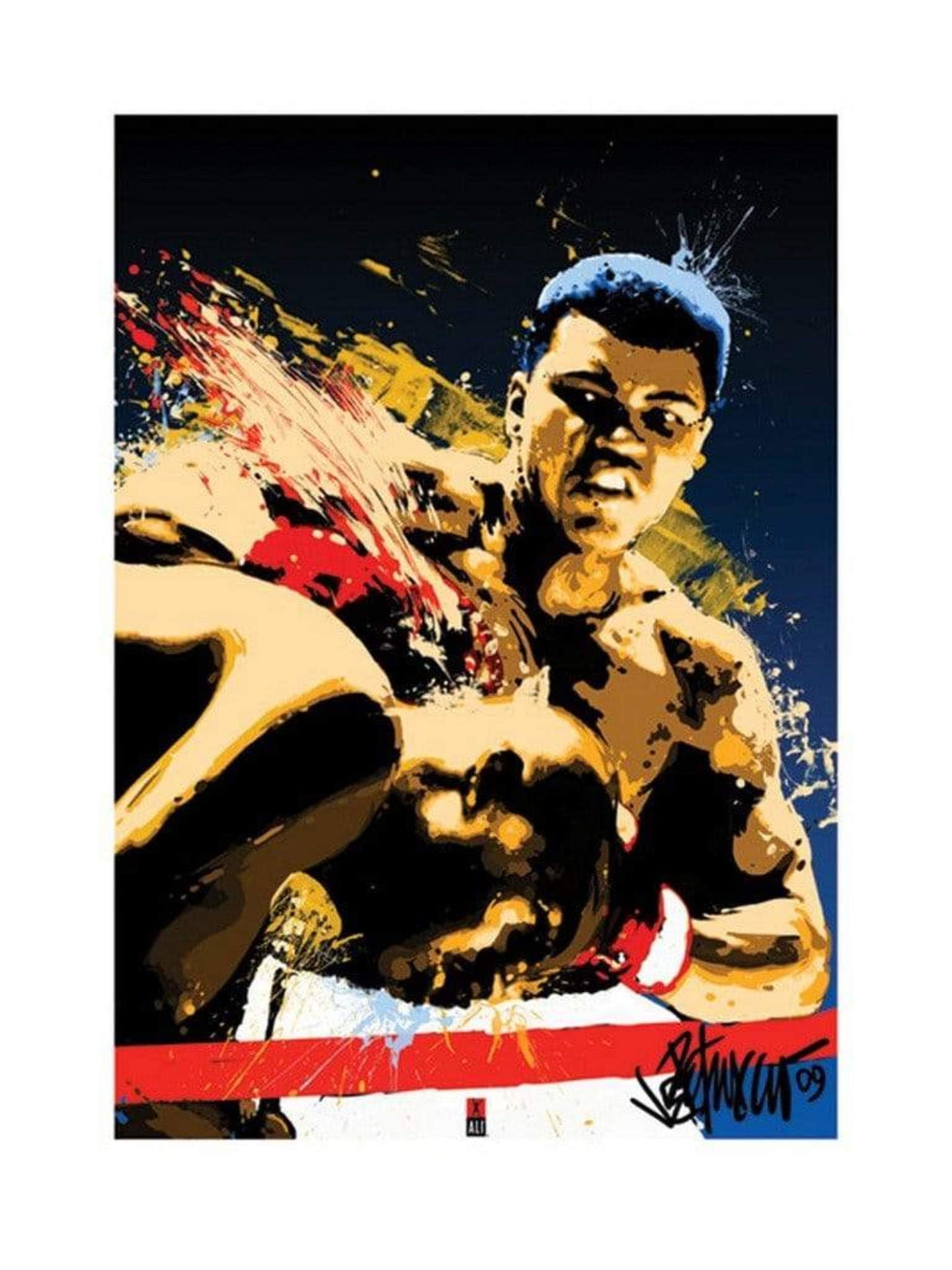 Affiche Art Muhammad Ali - Sting Petruccio 60x80cm