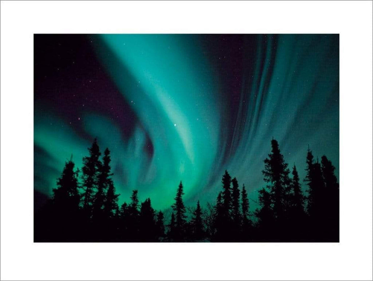 Affiche Art Northern Lights 80x60cm