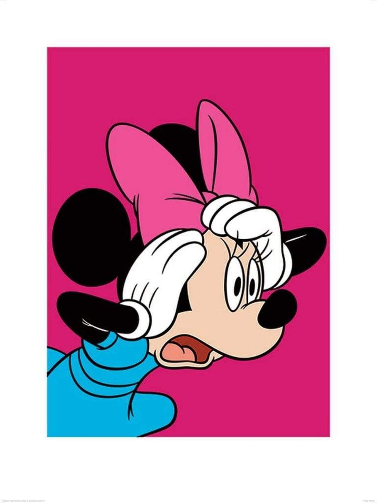Affiche Art Minnie Mouse - Shocked 60x80cm