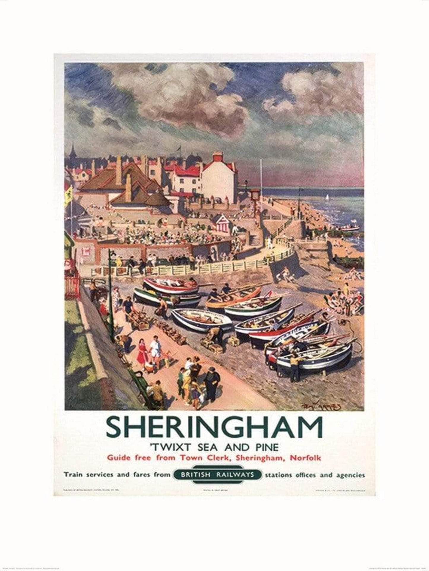 Affiche Art Sheringham 60x80cm