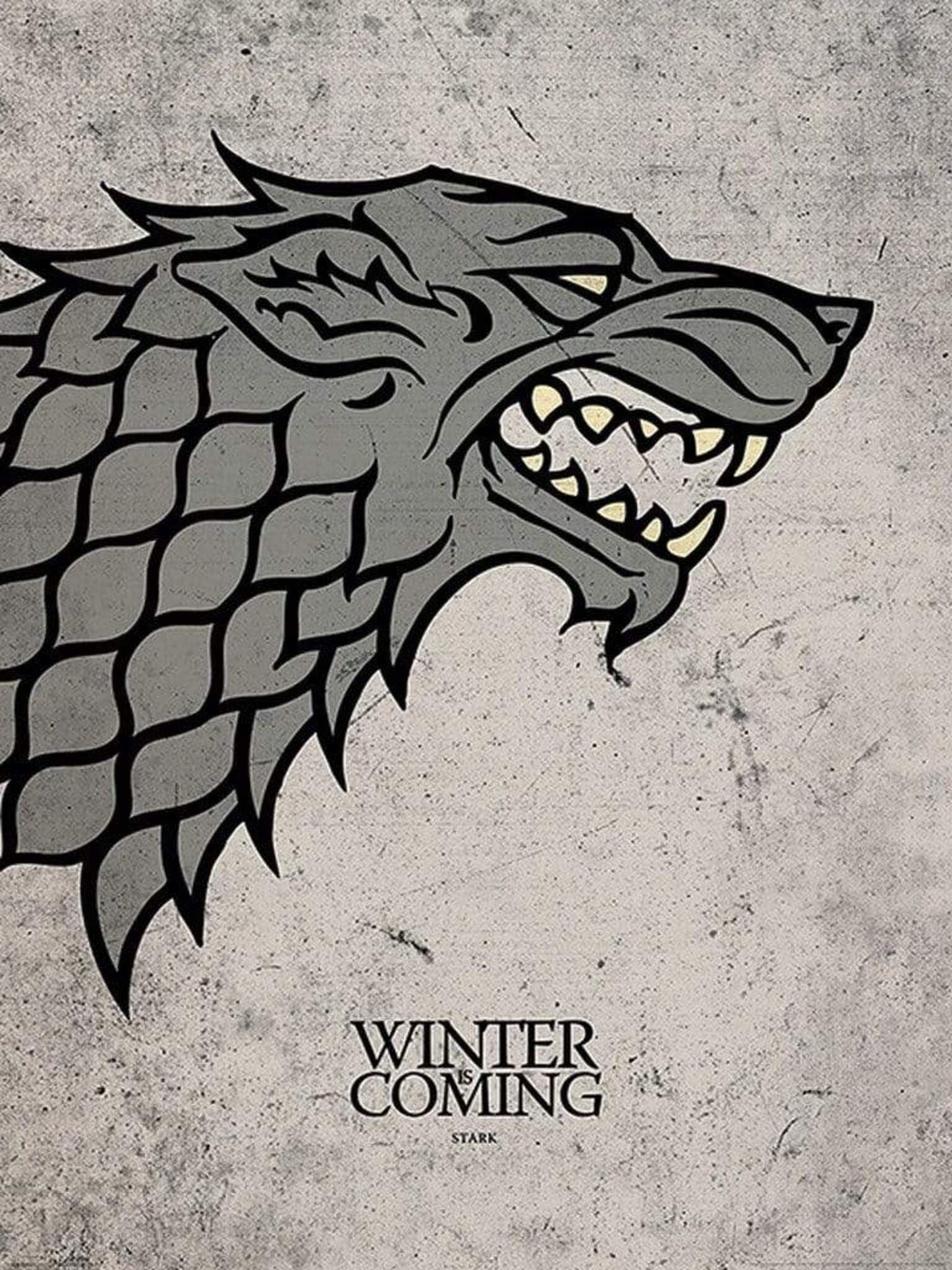 Affiche Art Game of Thrones - Stark 60x80cm