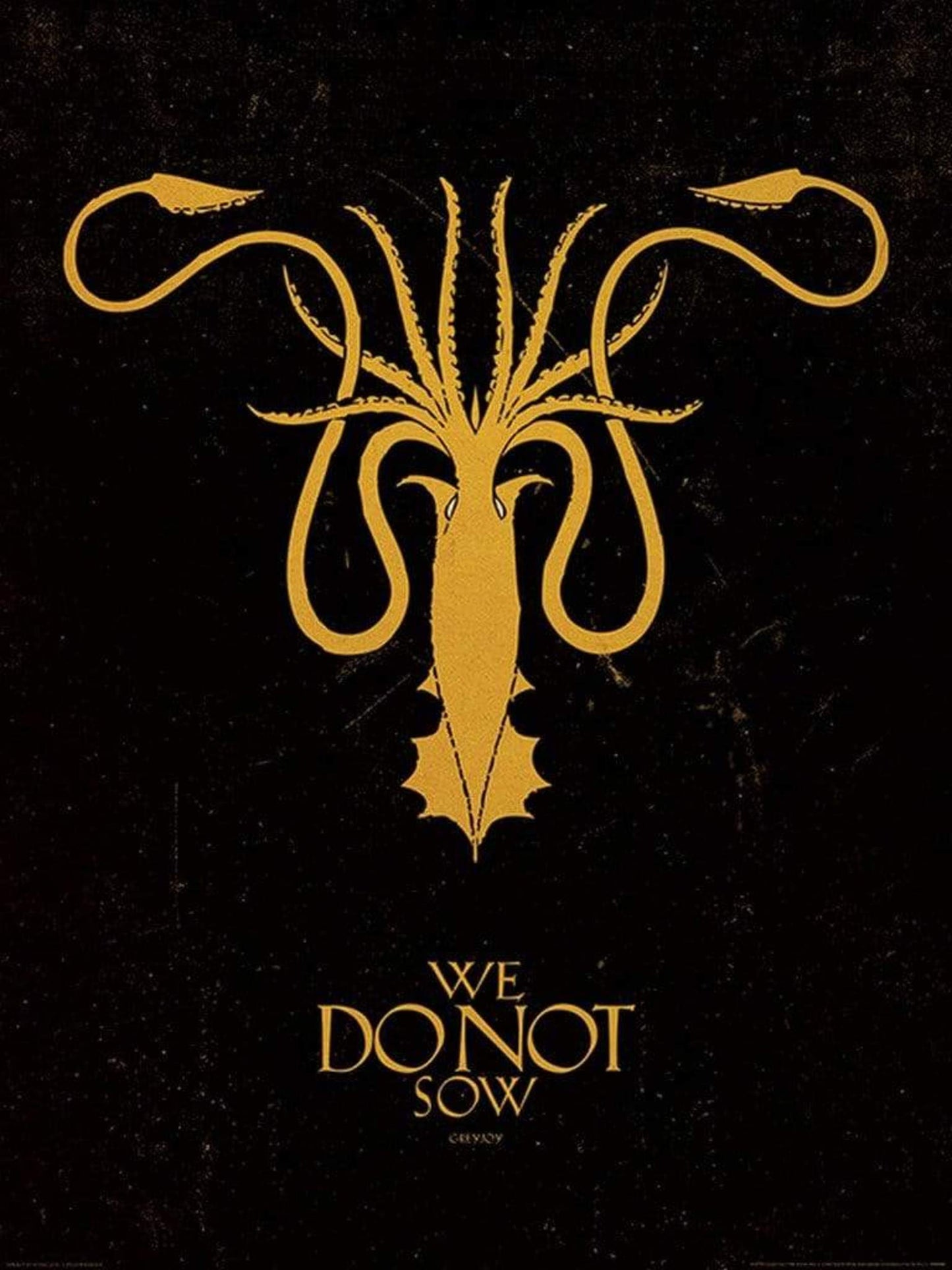 Affiche Art Game of Thrones - Greyjoy 60x80cm