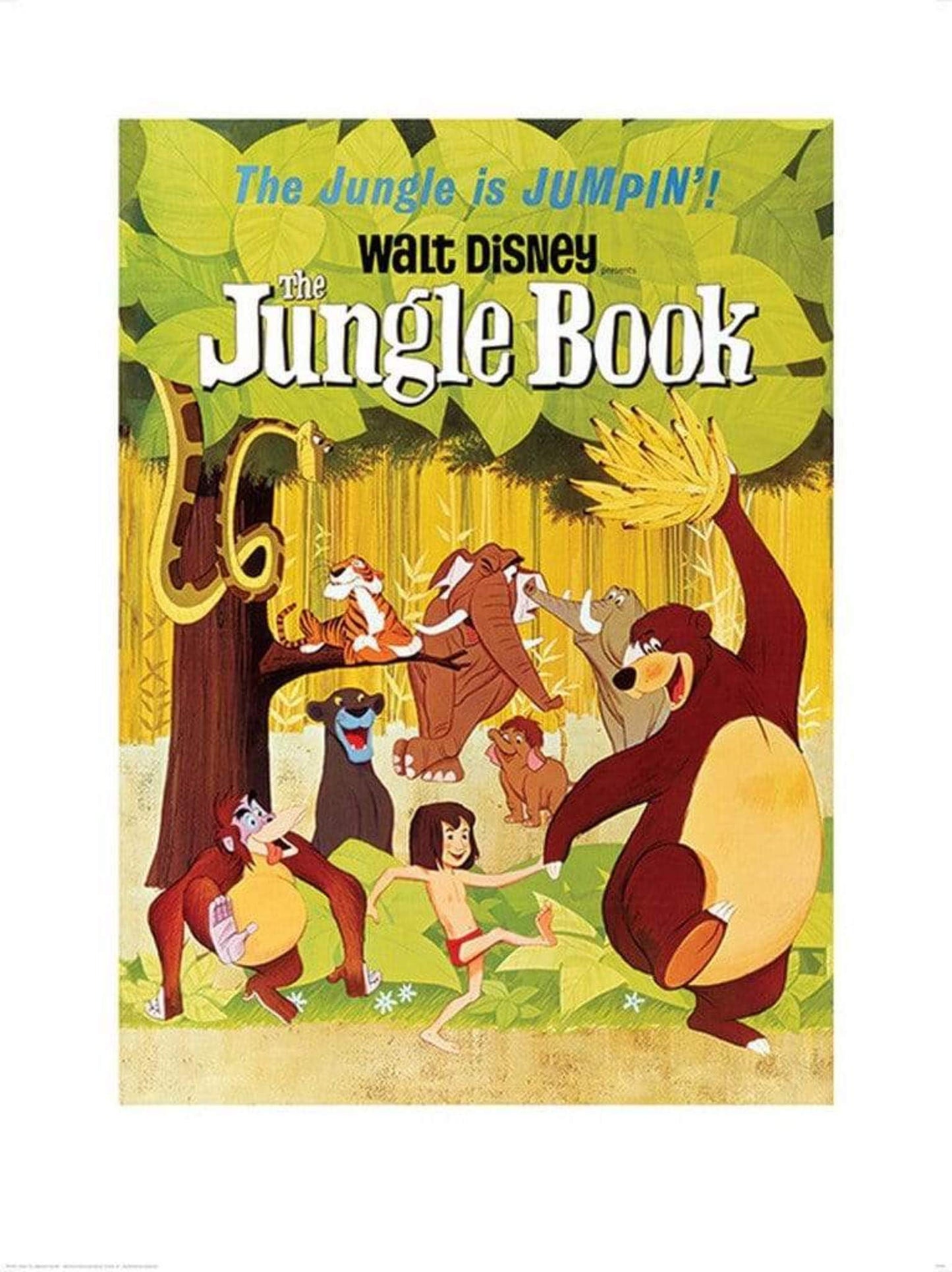 Affiche Art The Jungle Book Jumpin 60x80cm