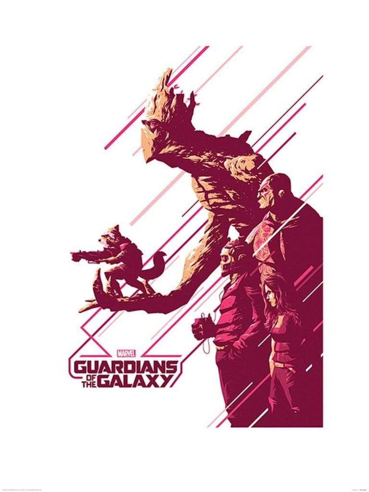 Affiche Art Guardians of The Galaxy Stance 60x80cm