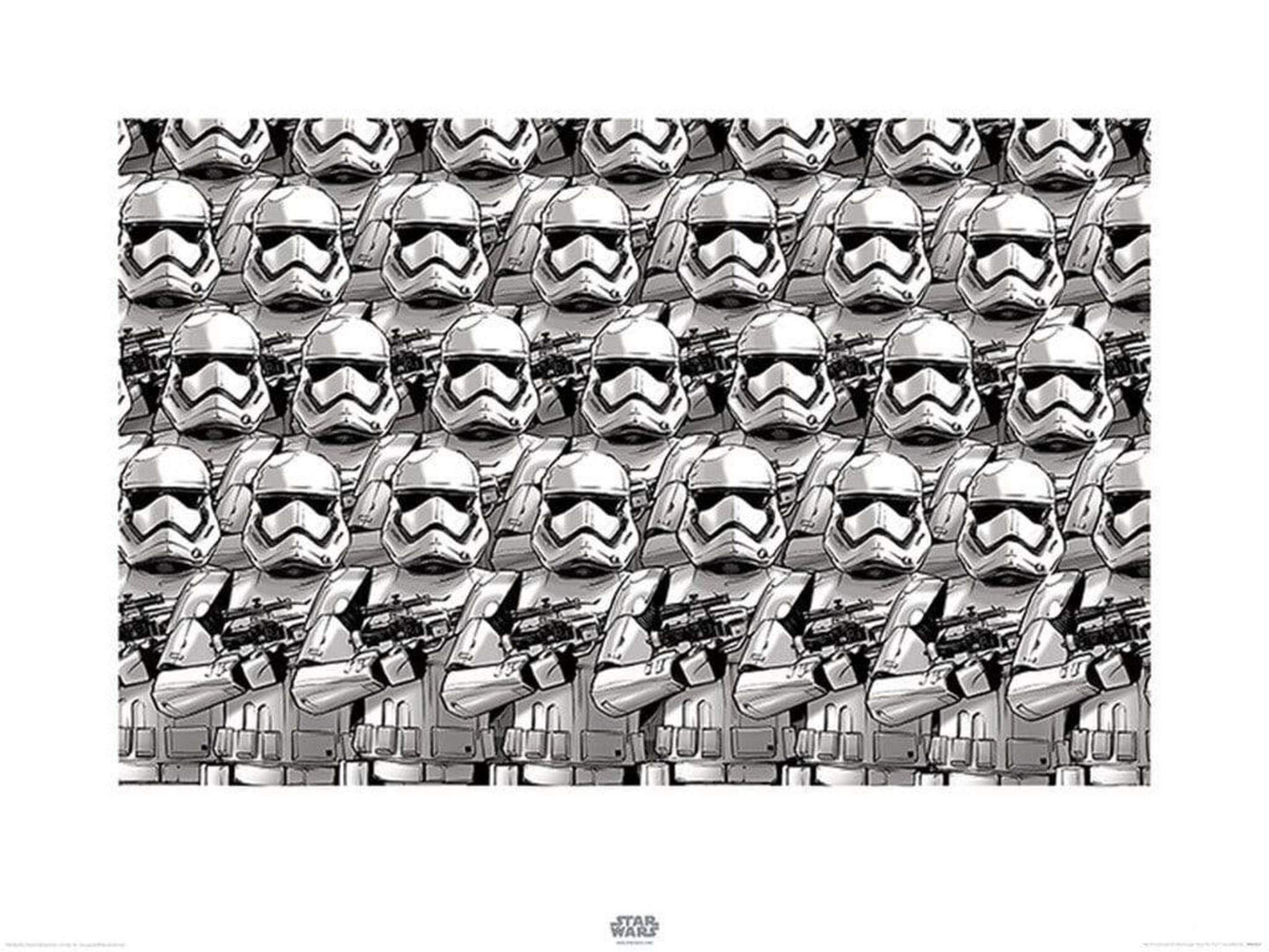 Affiche Art Star Wars Episode VII Stormtrooper Pencil Art 80x60cm