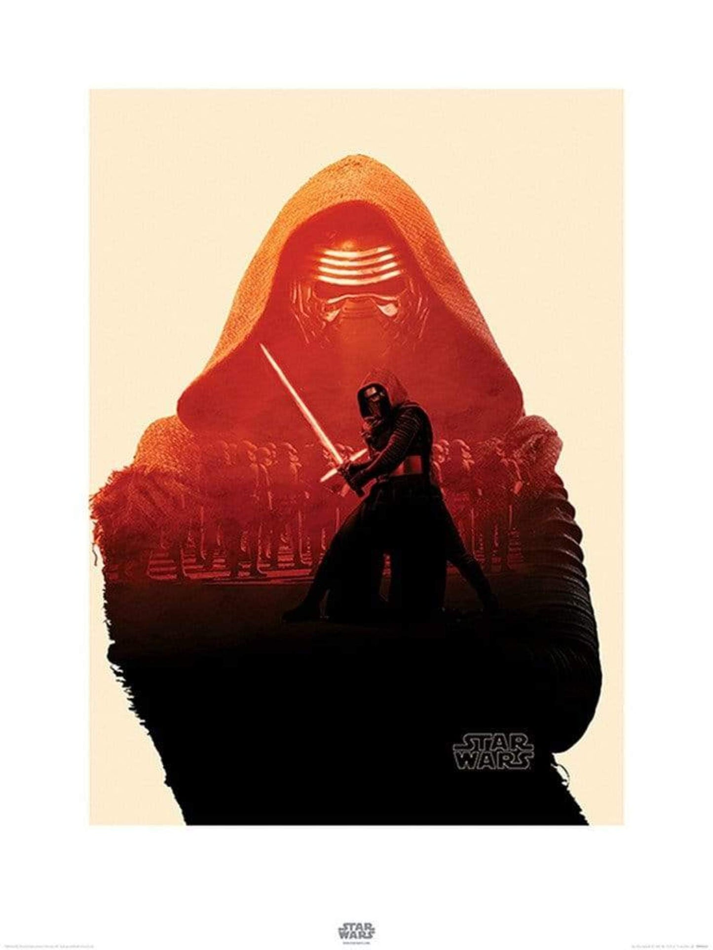 Affiche Art Star Wars Episode VII Kylo Ren Tri 60x80cm