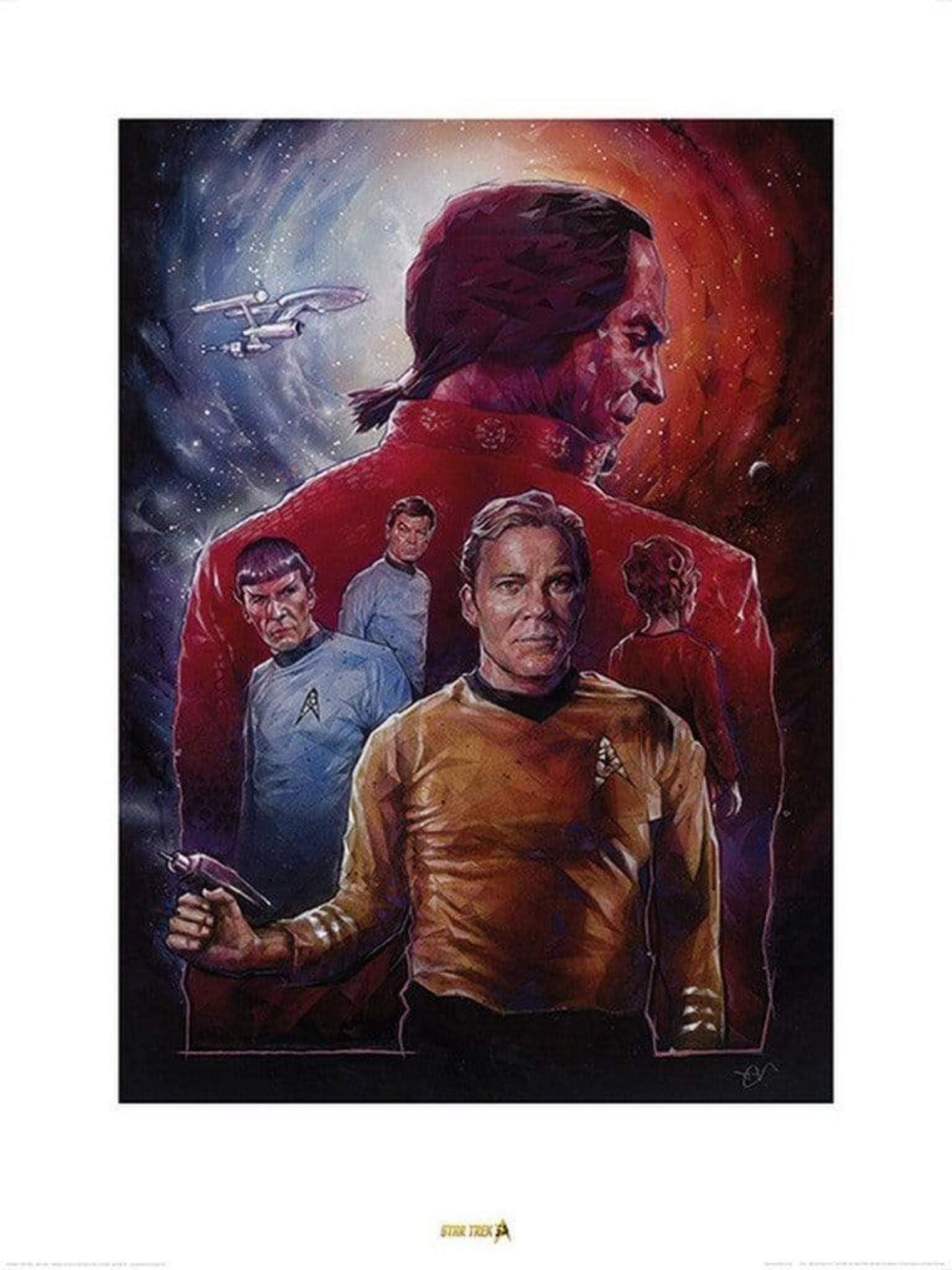 Affiche Art Star Trek - Space Seed 50th Anniversary 60x80cm