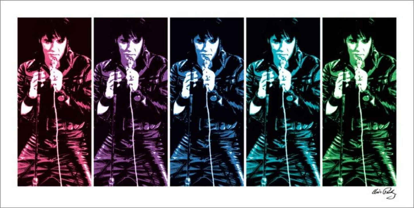 Affiche Art Elvis Presley 68 Comeback Special Pop Art 100x50cm