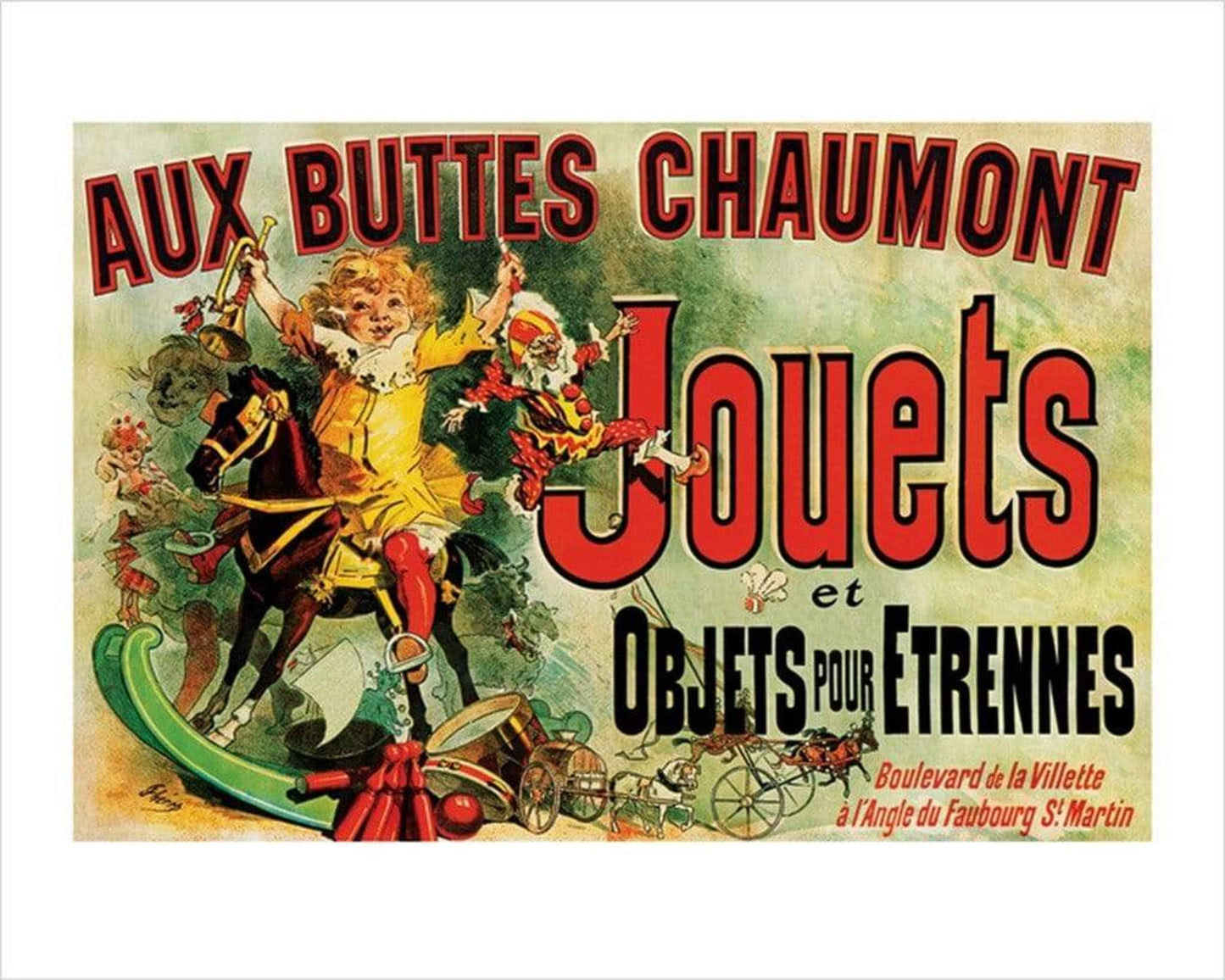 Affiche Art Jouets As Seen on Friends 50x40cm