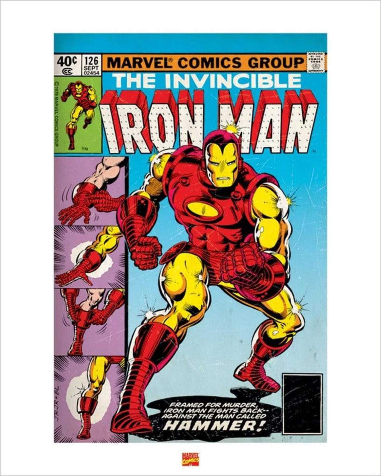 Affiche Art Iron Man 40x50cm