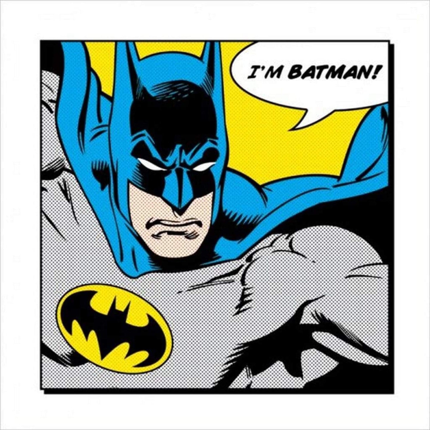 Affiche Art Batman Im Batman 40x40cm
