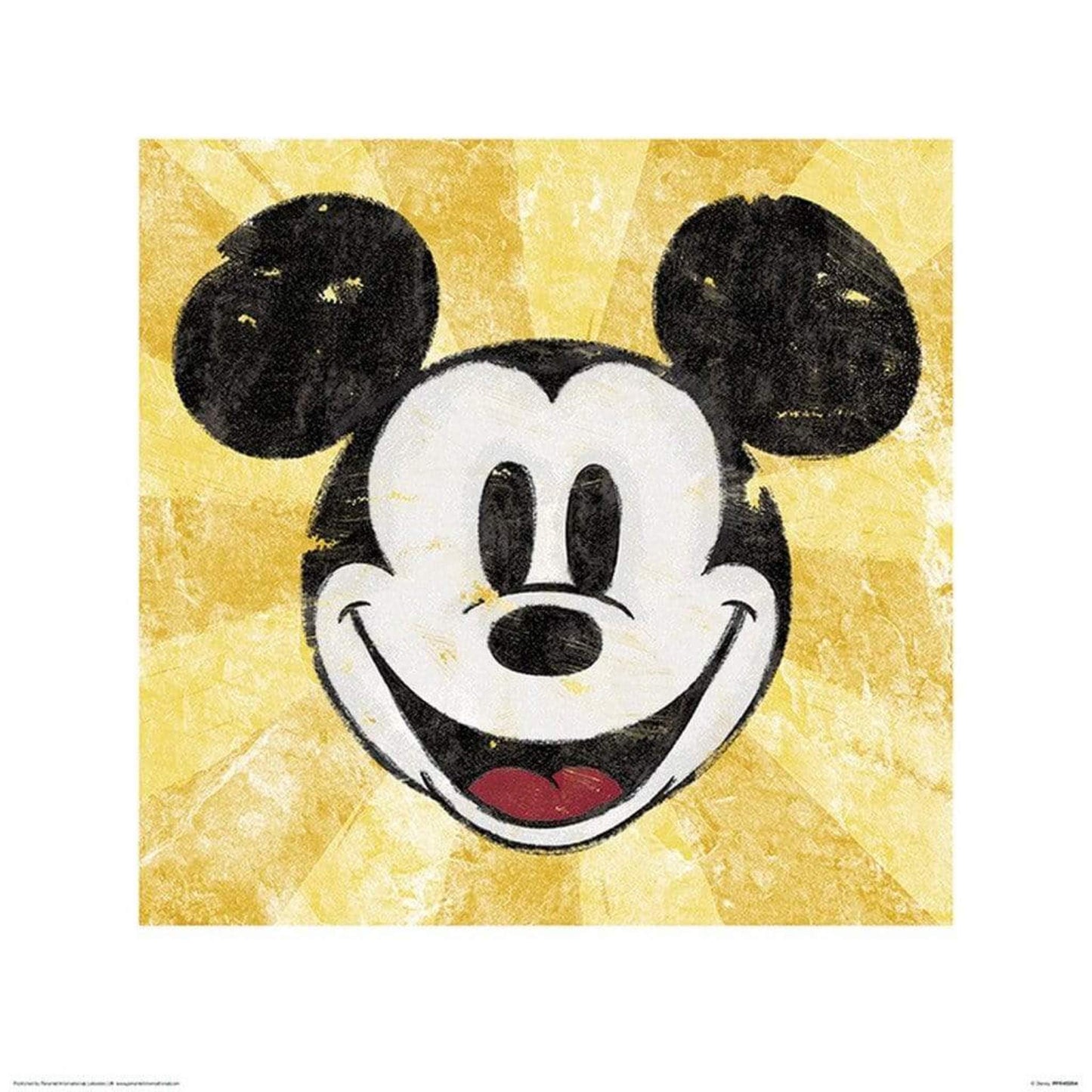 Affiche Art Mickey Mouse - Squeaky Chic 40x40cm