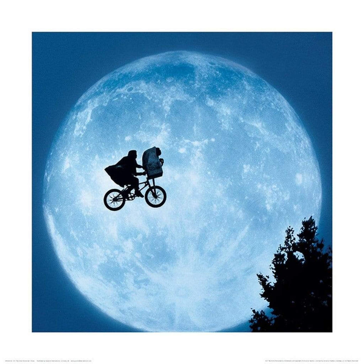 Affiche Art E.T. - Moon 40x40cm