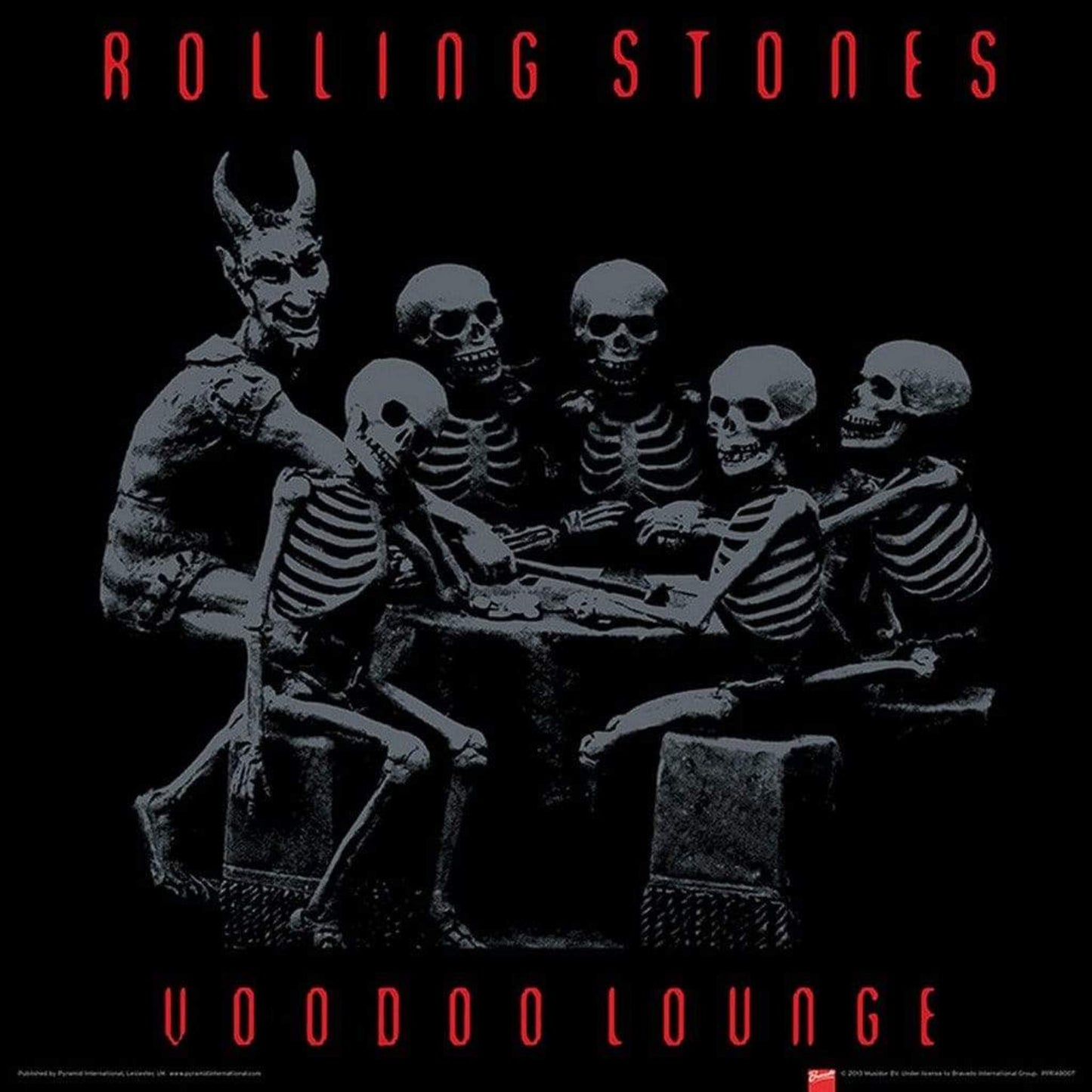 Affiche Art The Rolling Stones Voodoo Lounge 40x40cm